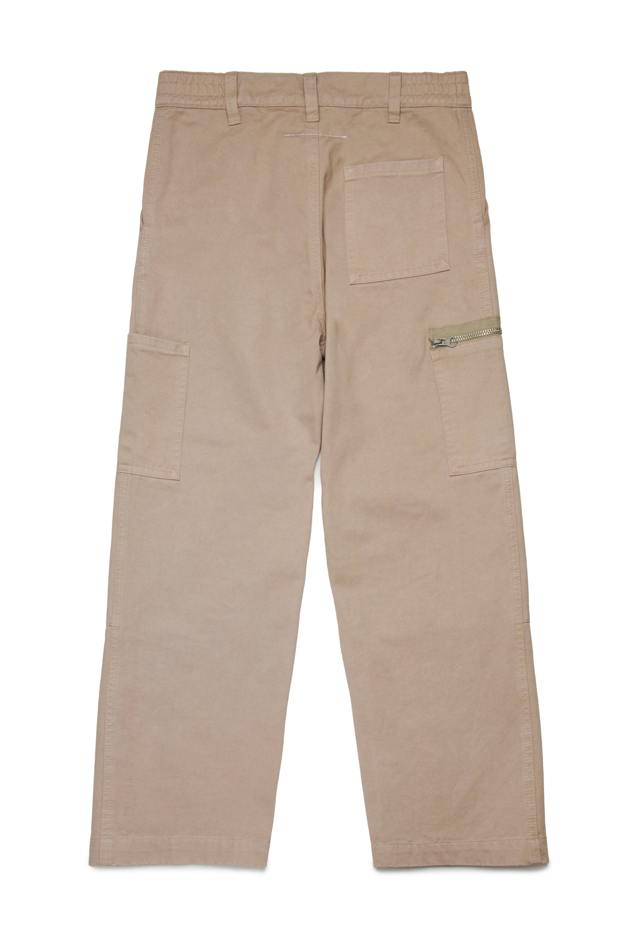 Pantalones cargo de sarga