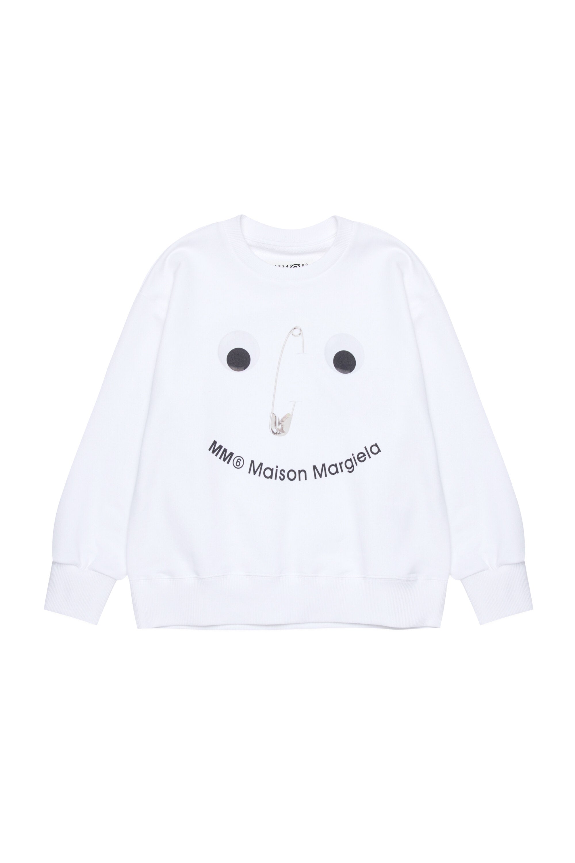 Fleece pullover with Face logo