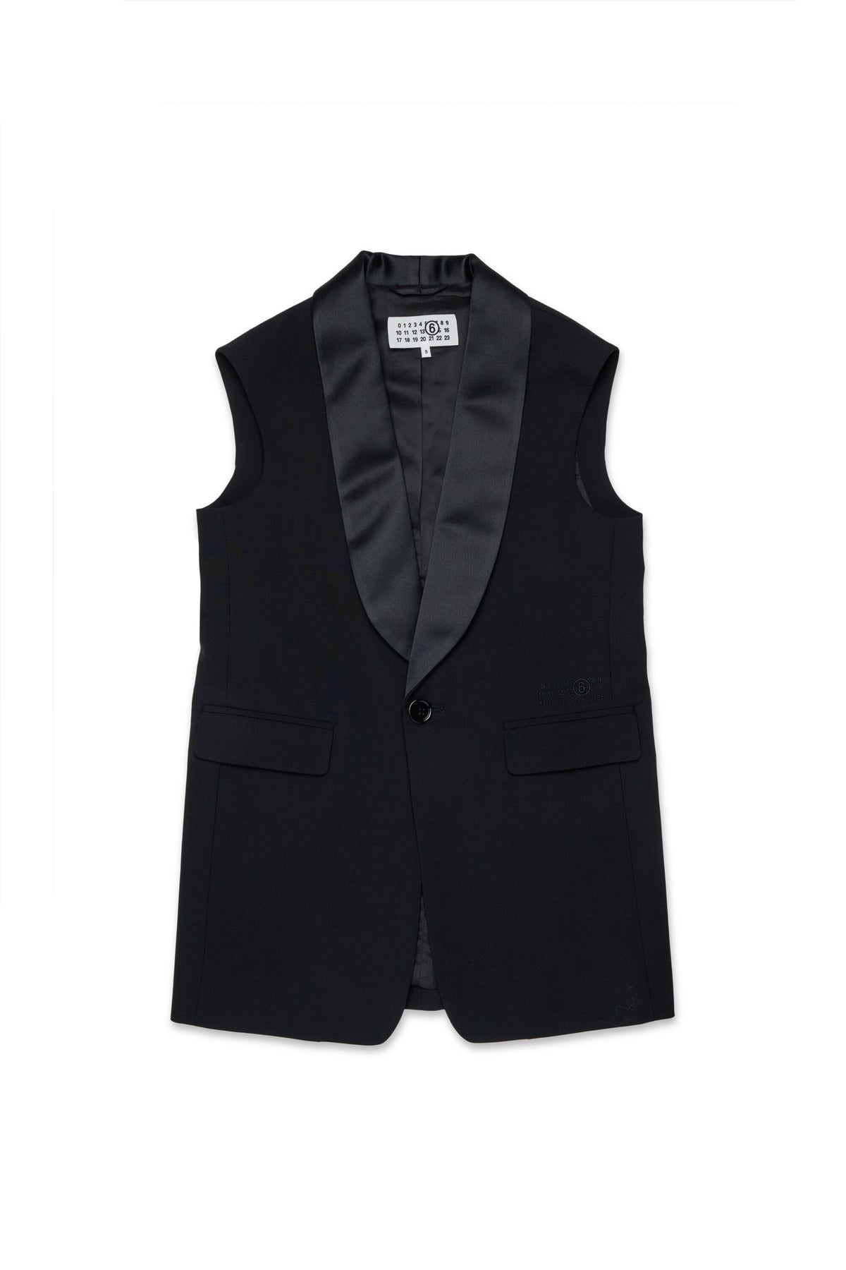 Chaqueta sin mangas con logotipo