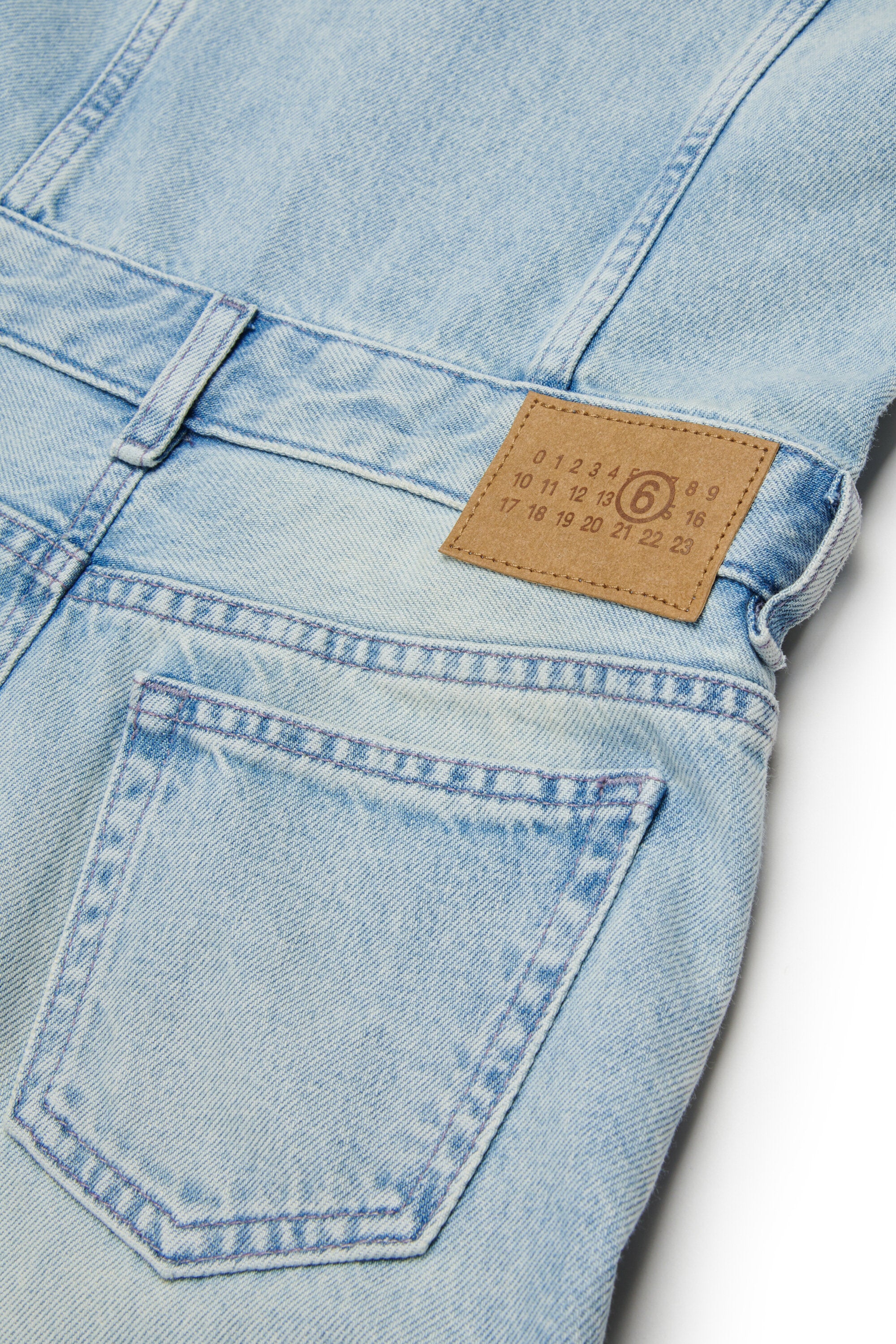 Abito denim smanicato effetto sbiadito