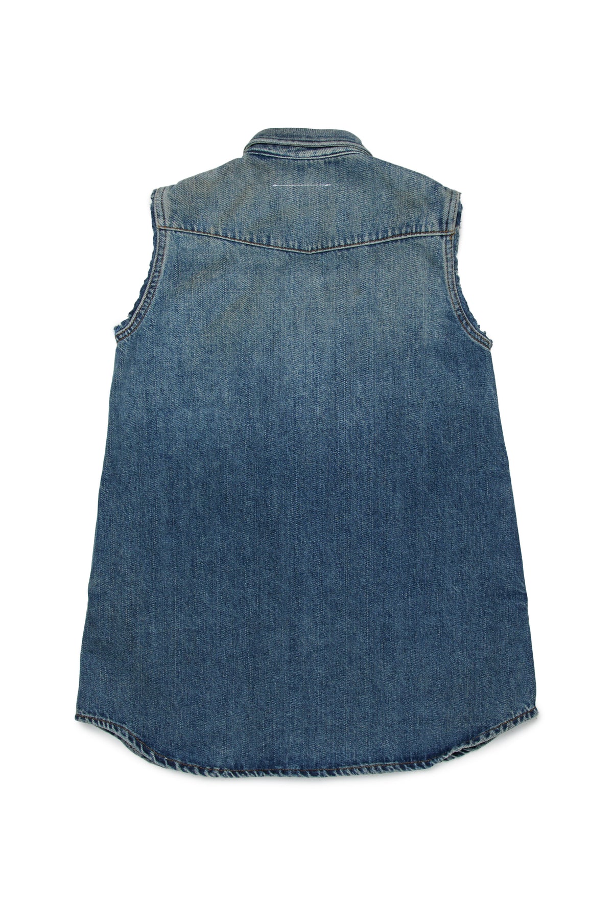Robe en denim sans manches