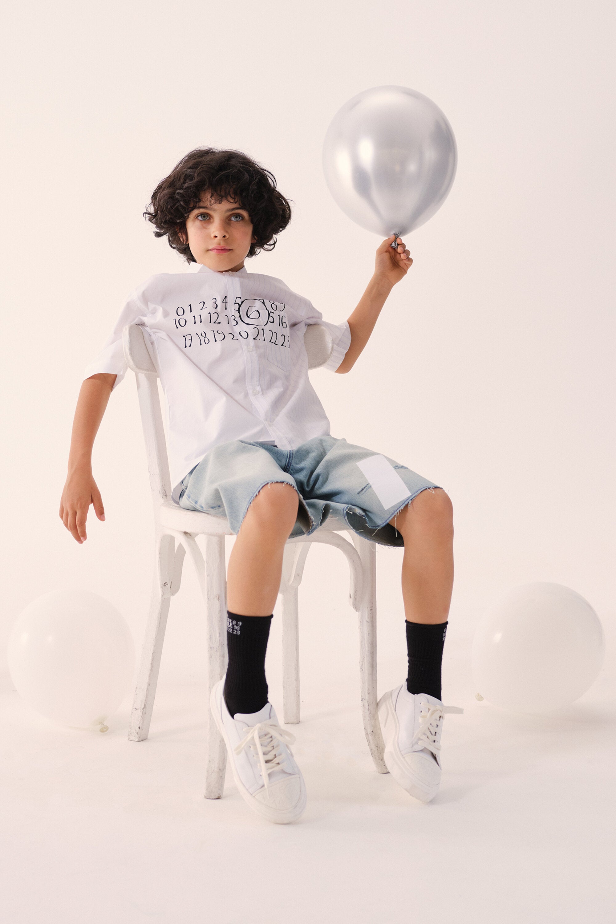 Chemise à manches courtes avec logo