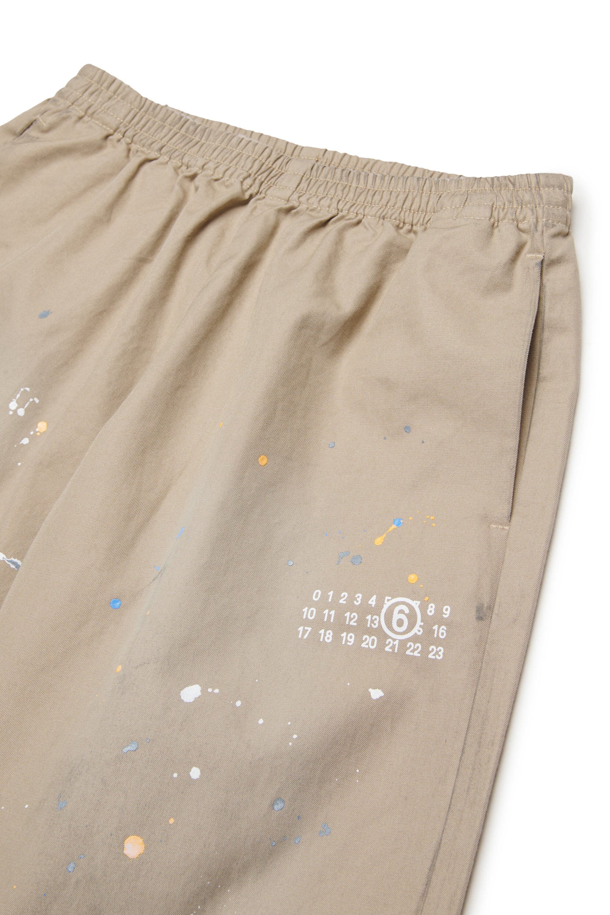 Pantalon chino avec logo