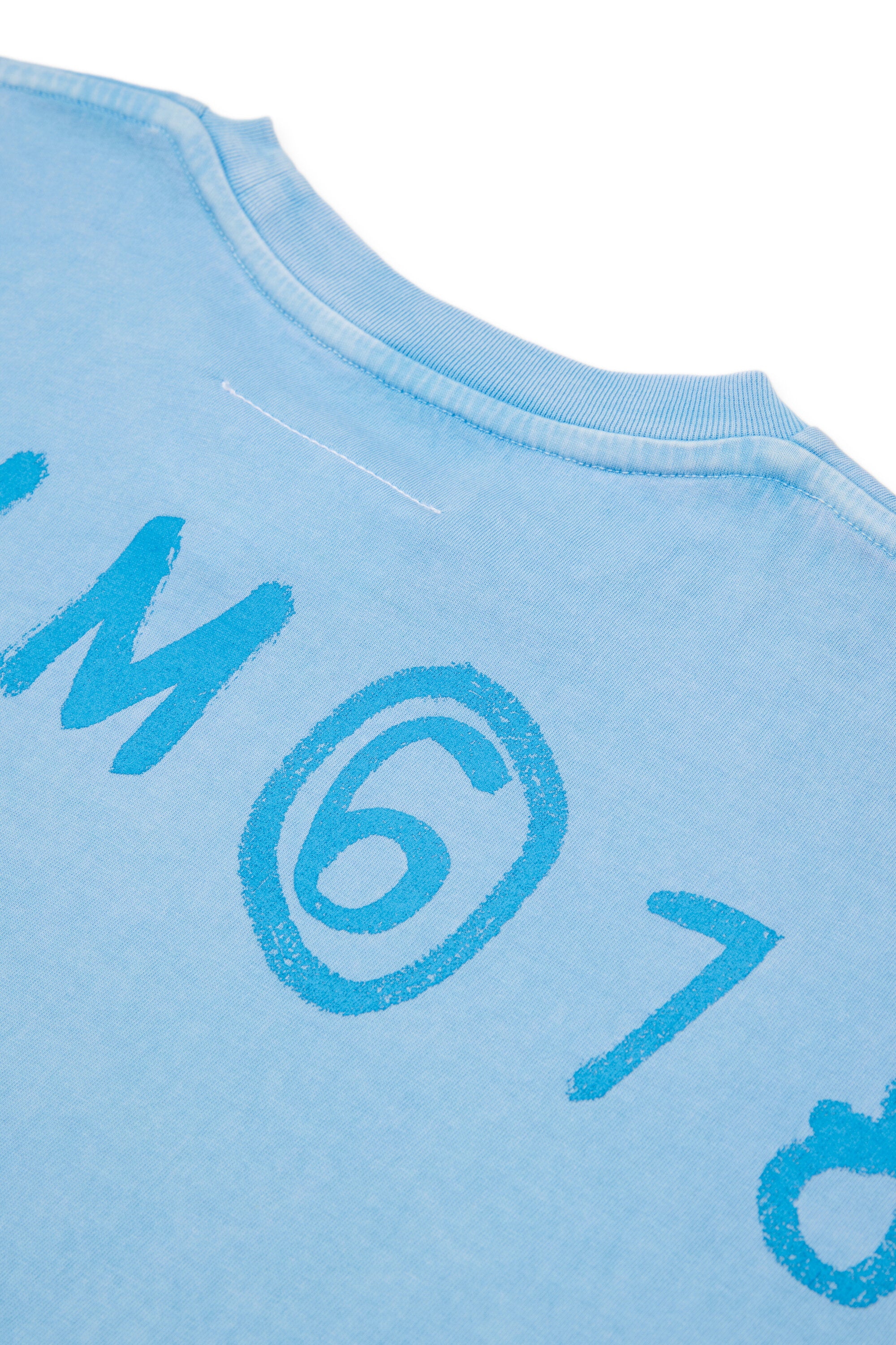 T-shirt col ras-du-cou avec logo