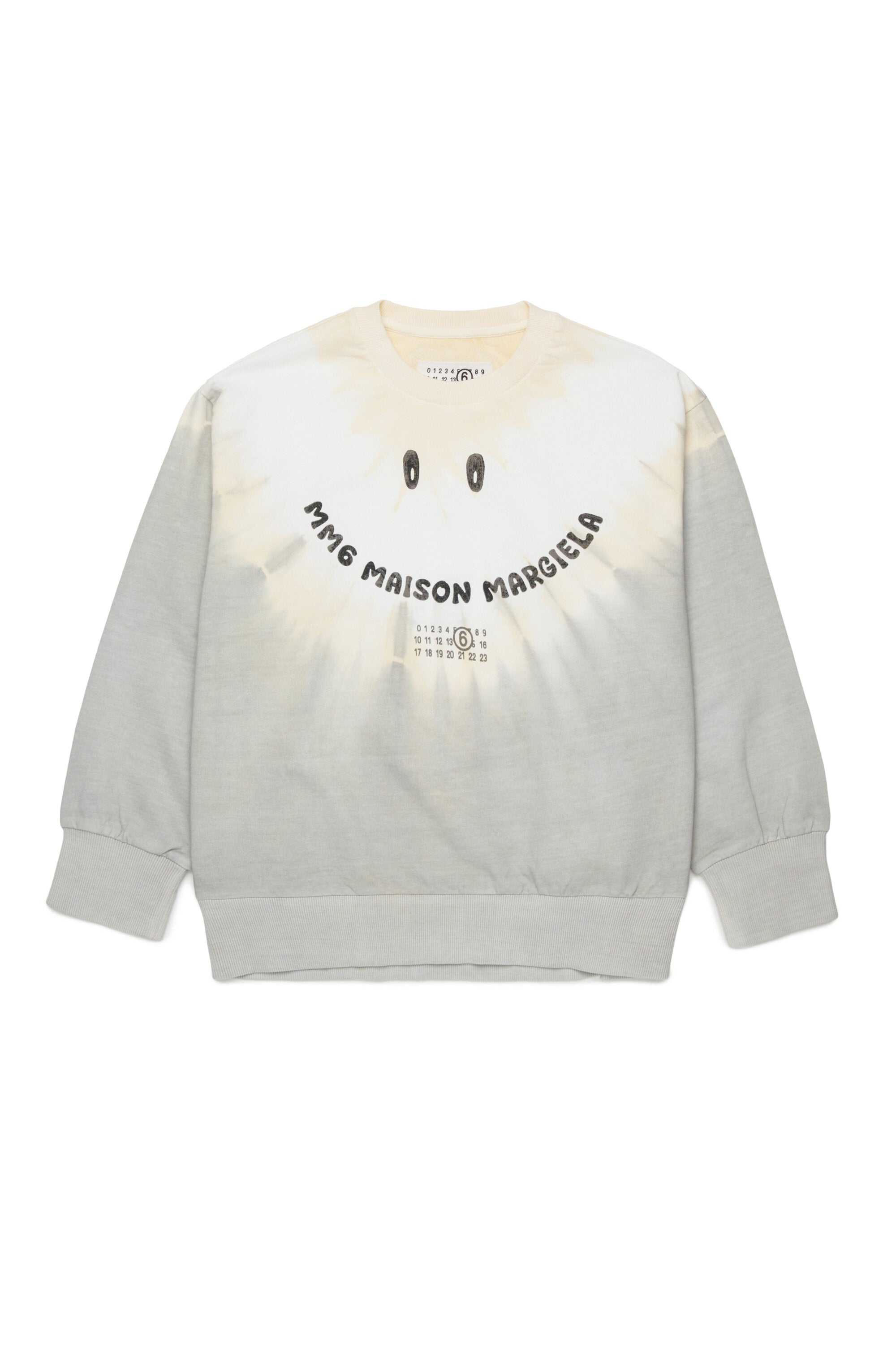 Sweat-shirt à col rond avec logo amusant