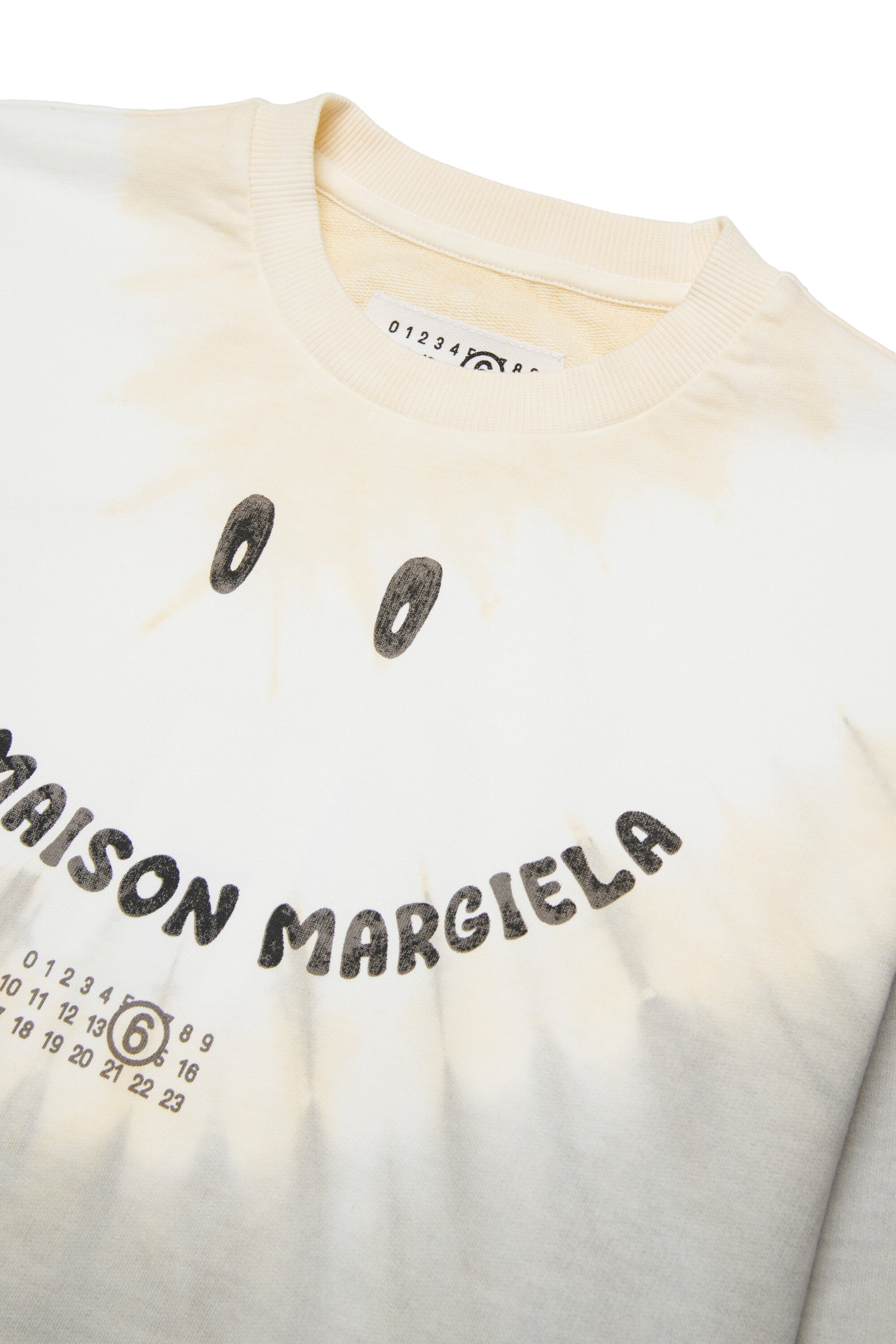 Sweat-shirt à col rond avec logo amusant