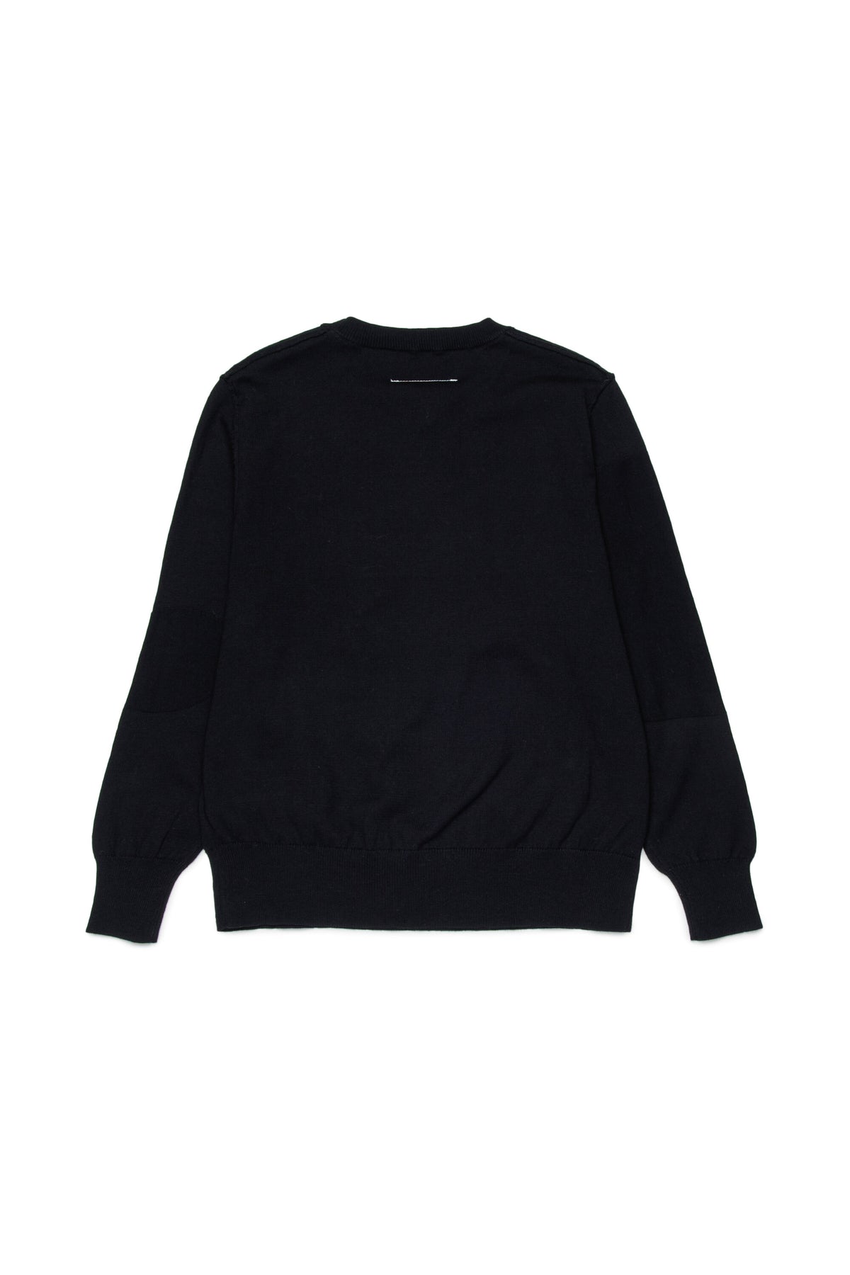 Rundhalsausschnitt-Pullover mit Zahlenlogo