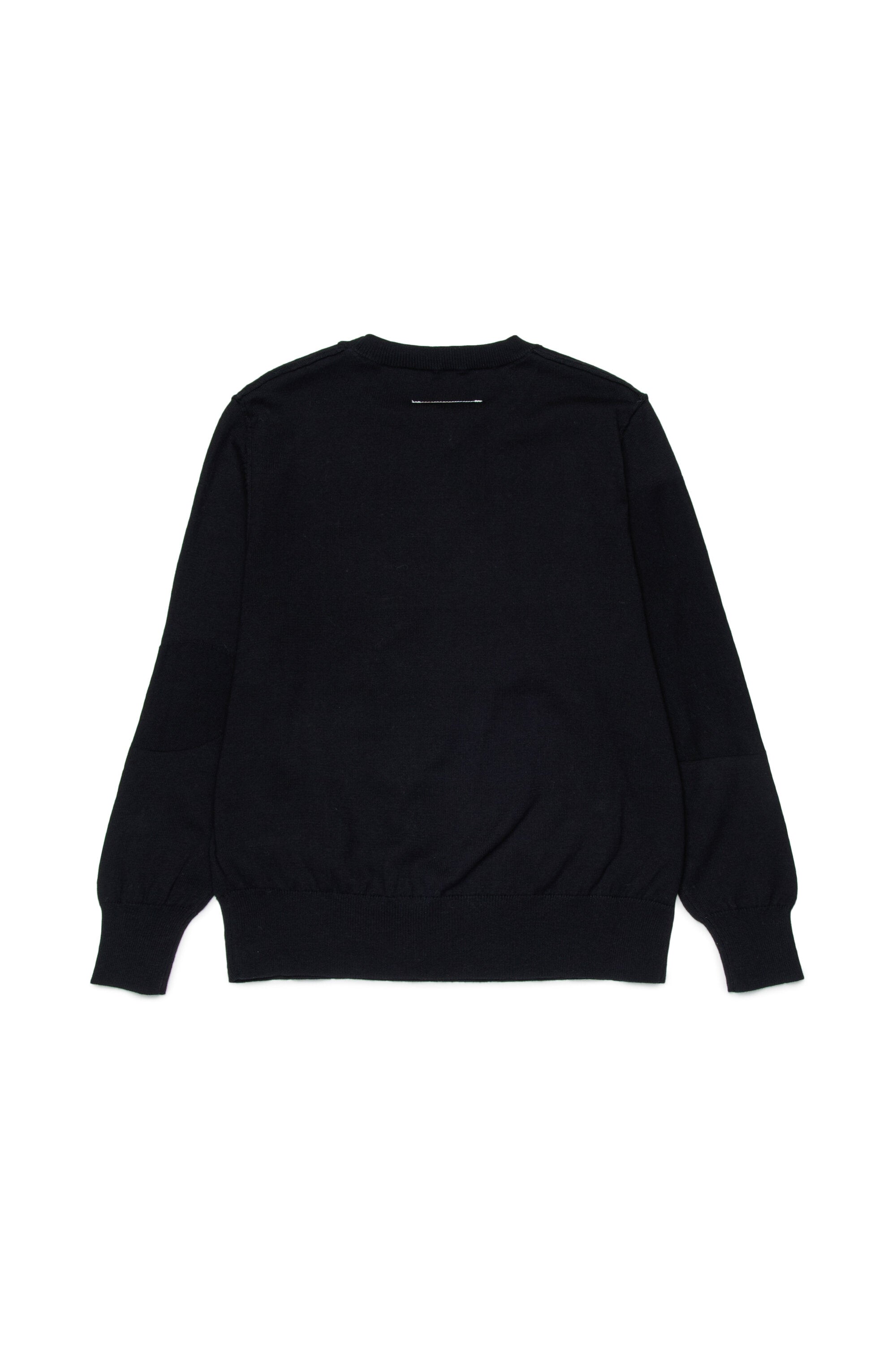 Rundhalsausschnitt-Pullover mit Zahlenlogo