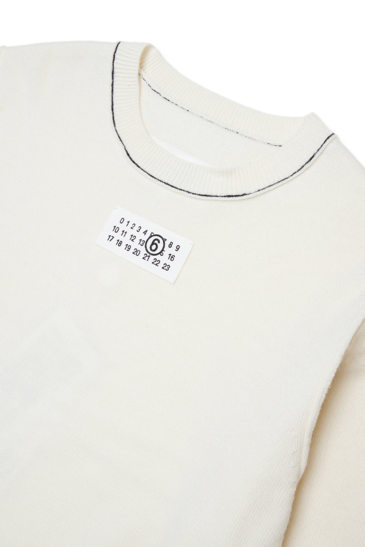 Wool-blend crewneck sweater