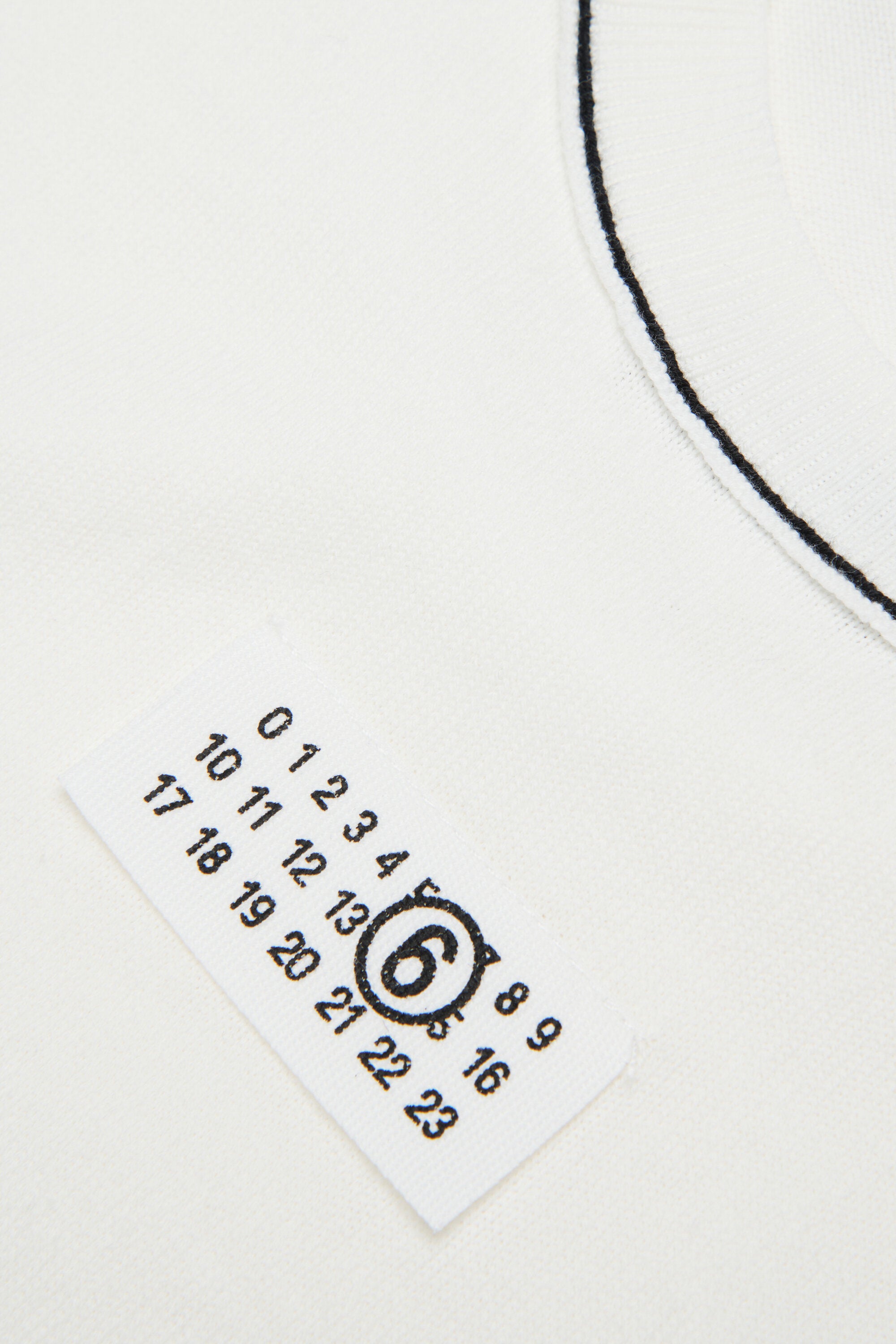 Jersey de cuello redondo con logo