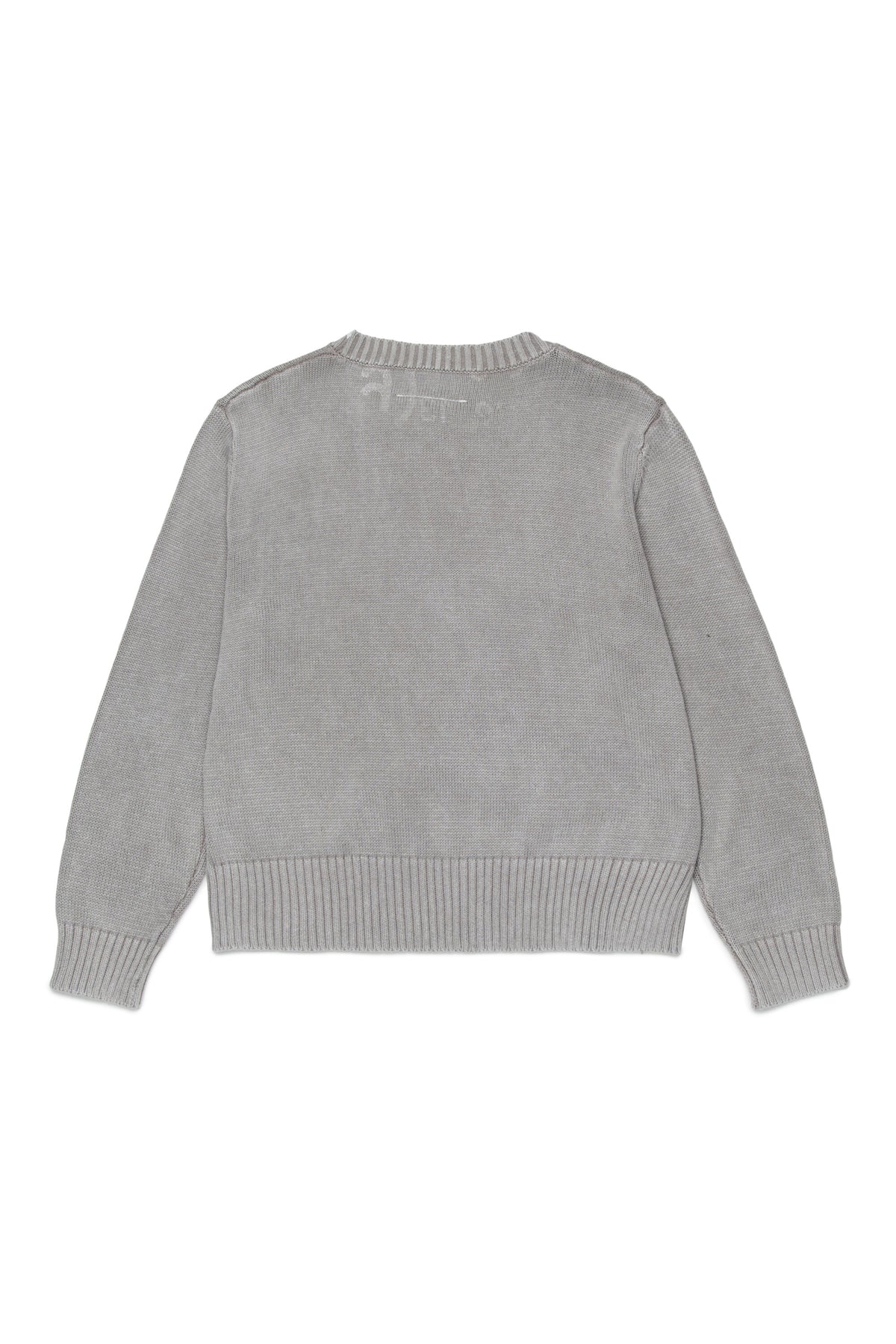 Rundhals-Pullover mit Logo