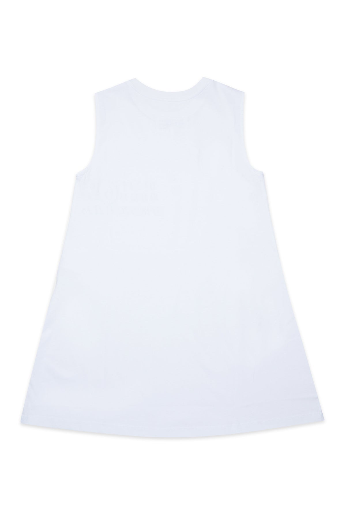 Ärmelloses Kleid mit numerischem Logo