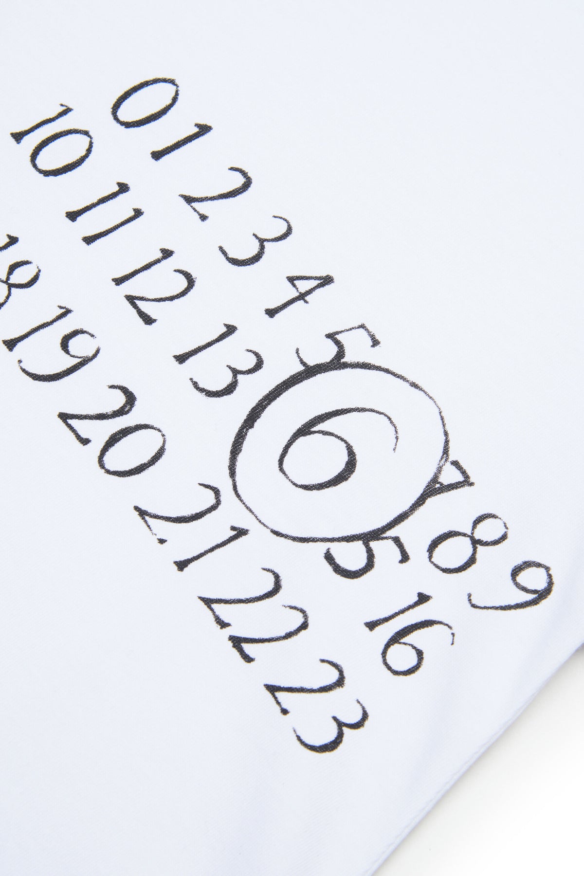 Ärmelloses Kleid mit numerischem Logo