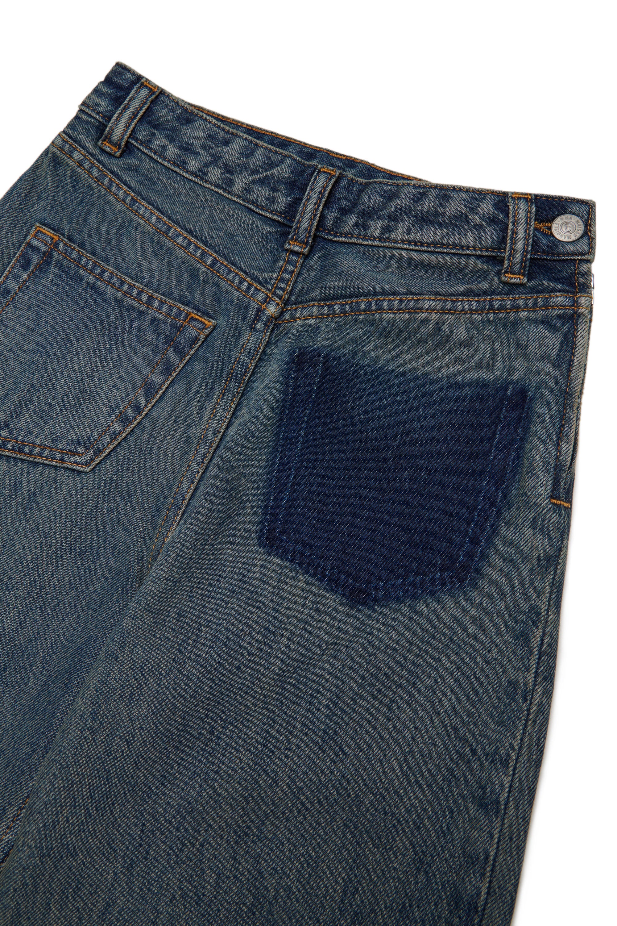 Jeans regular blu medio