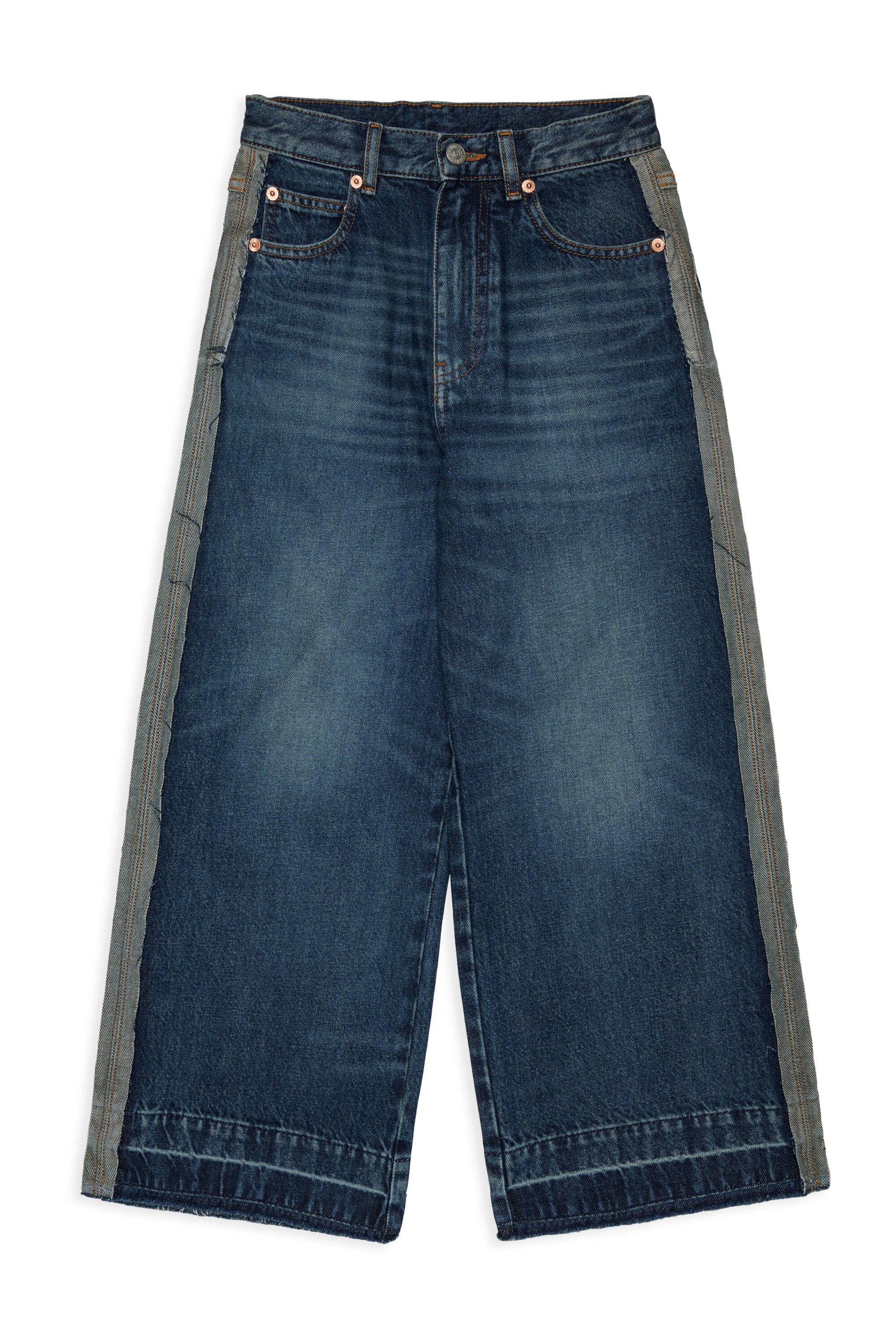 Regular-Jeans in Mittelblau
