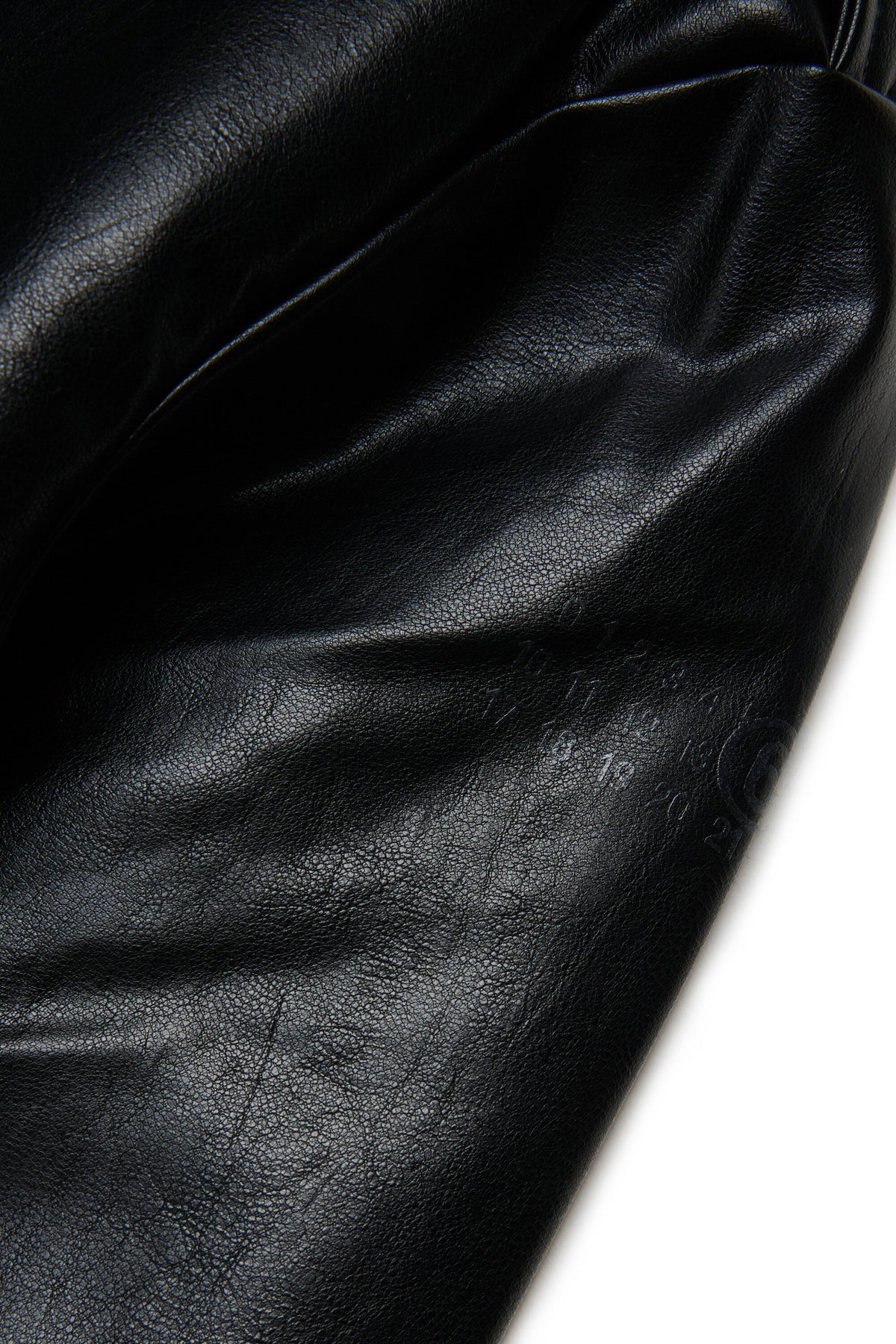 Chaqueta biker con logo estampado