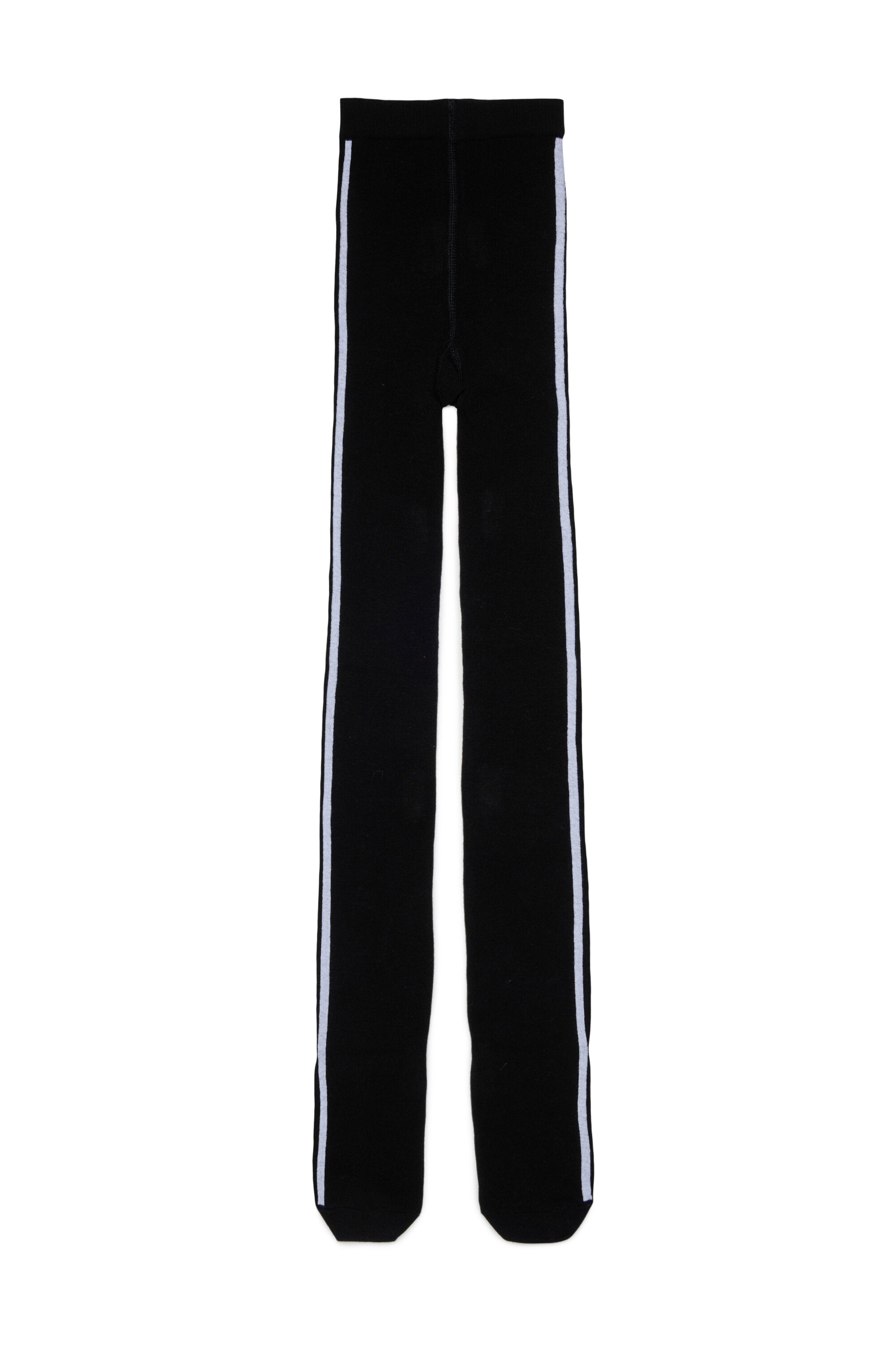 Strumpfhose mit Logo und seitlichen Streifen