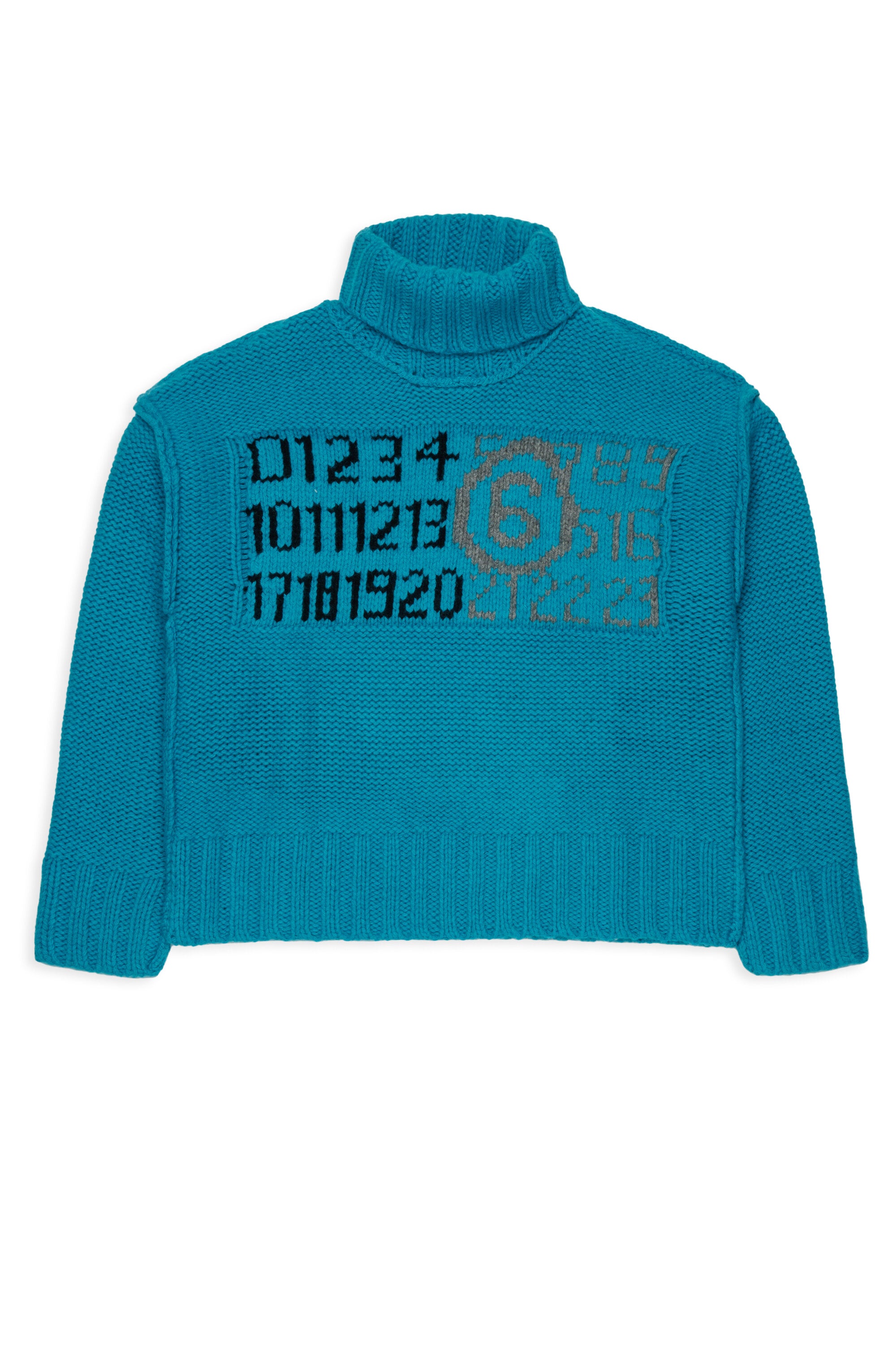 Rollkragenpullover mit Logo