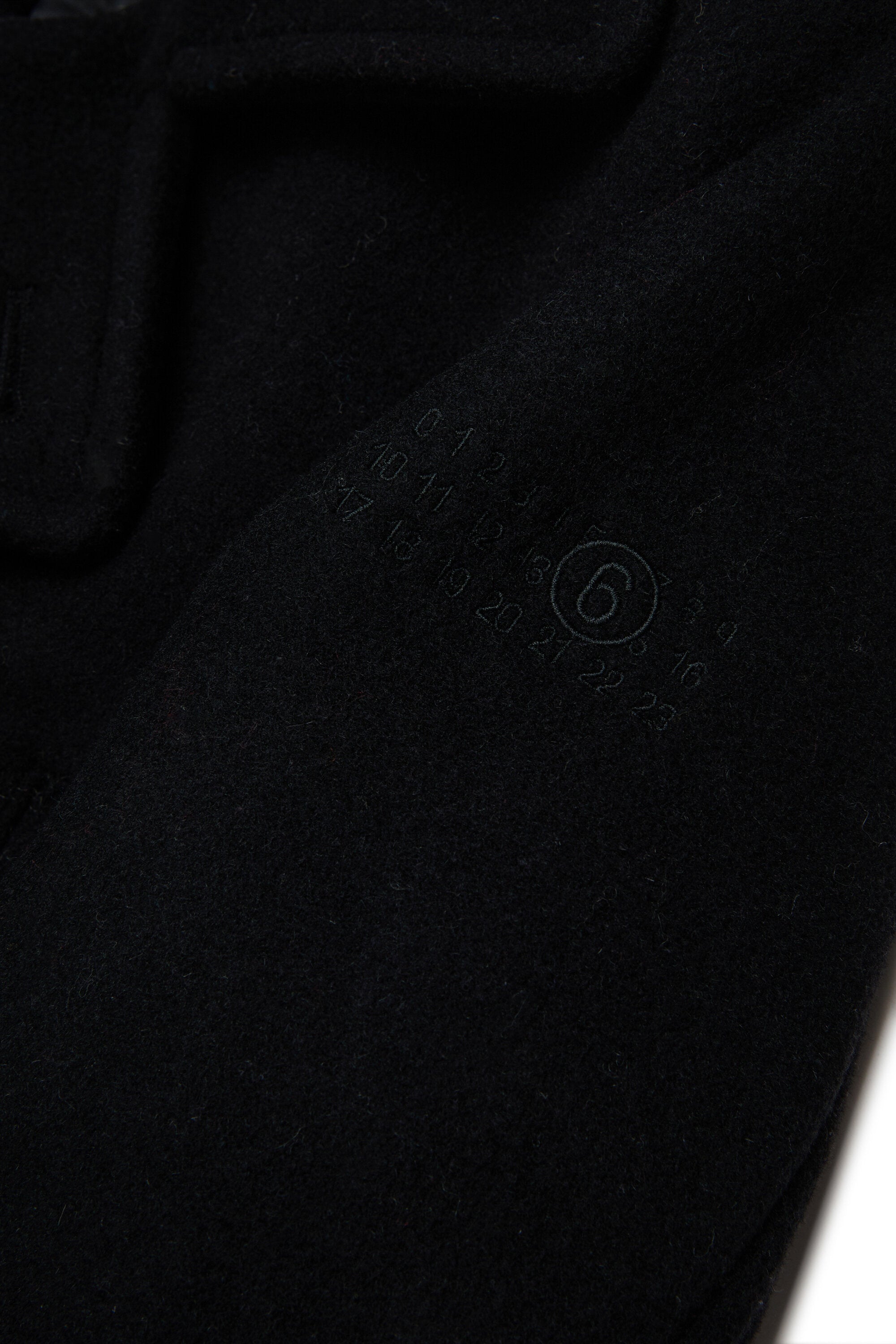 Manteau croisé en mélange de laine