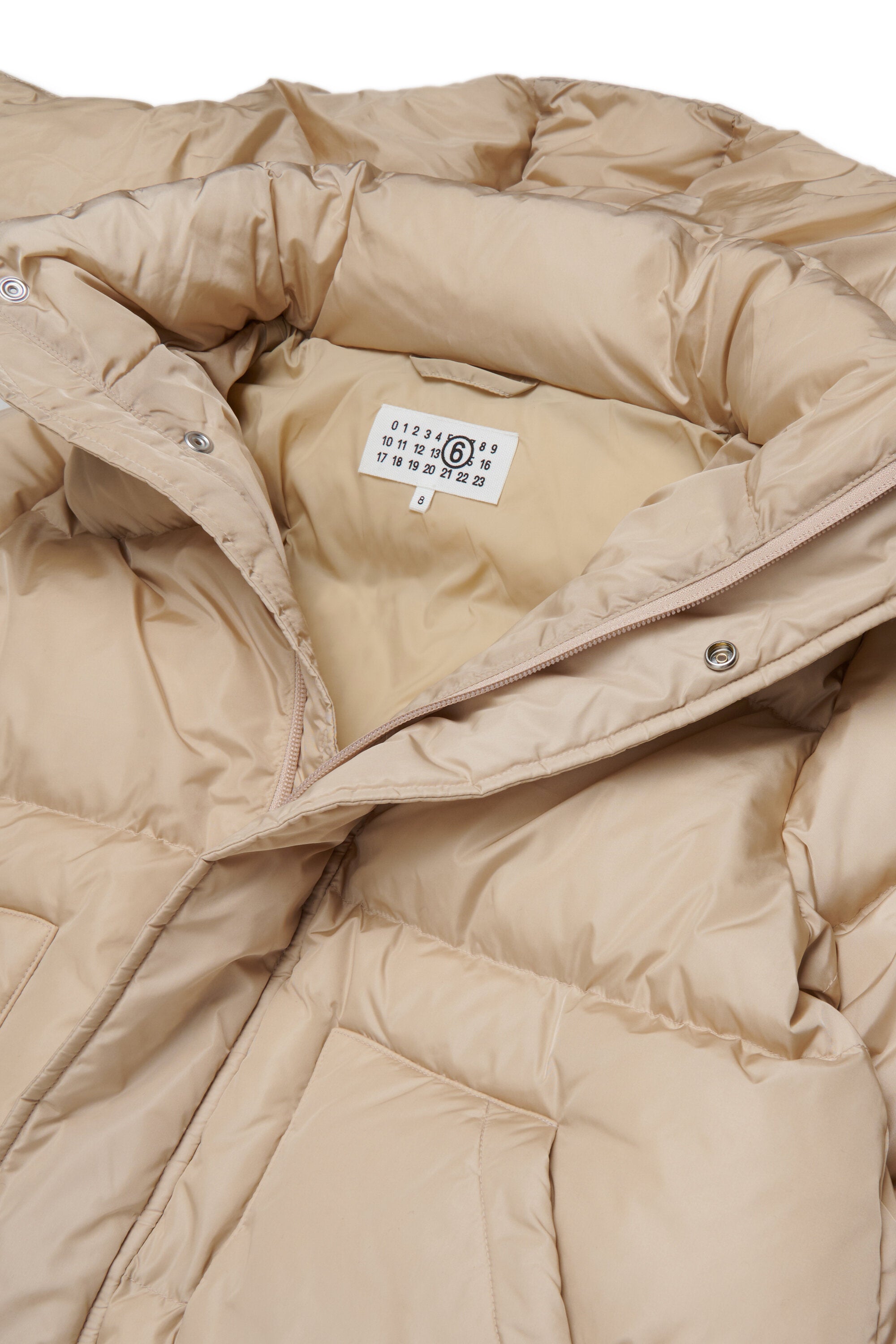 Manteau long matelassé
