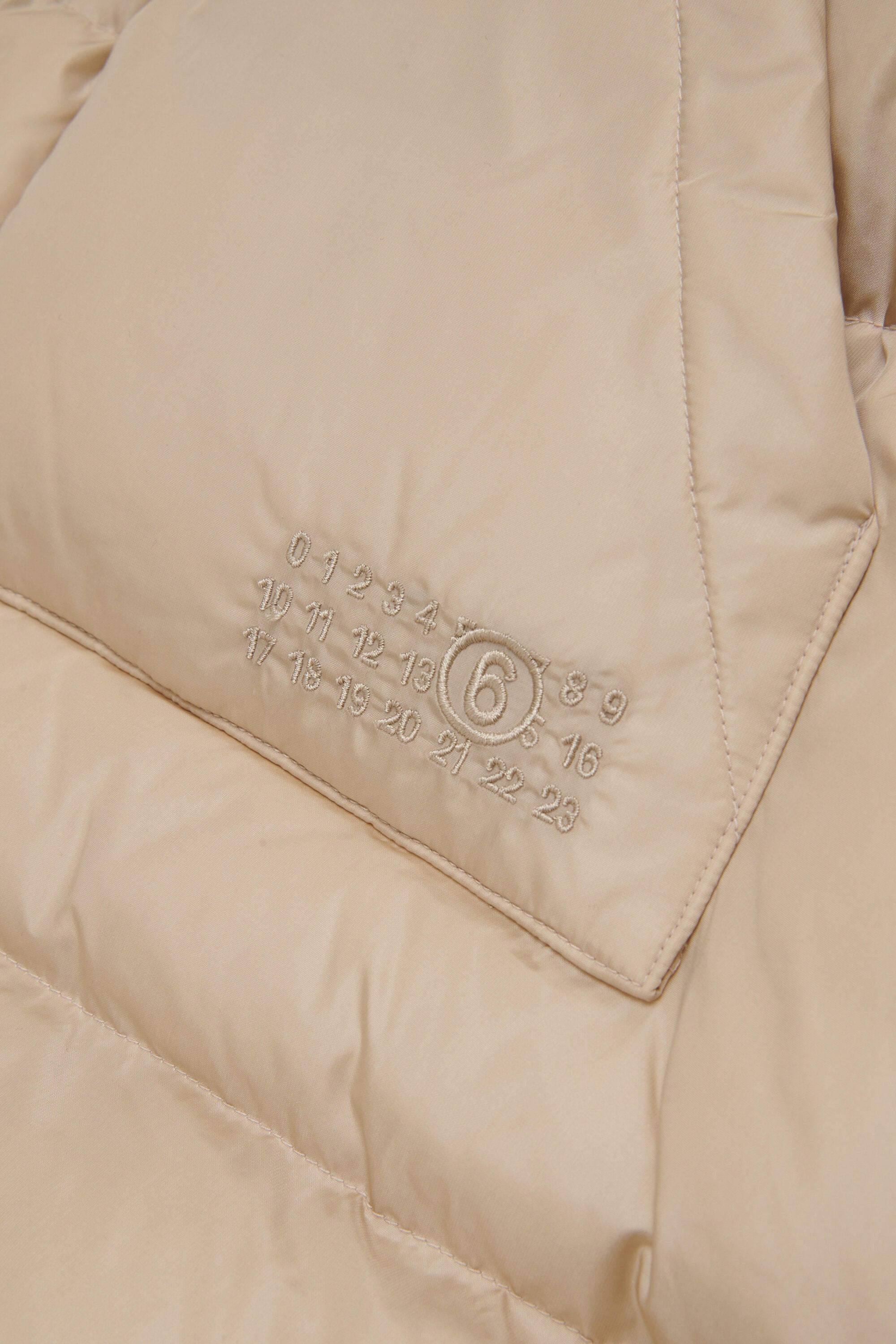 Manteau long matelassé