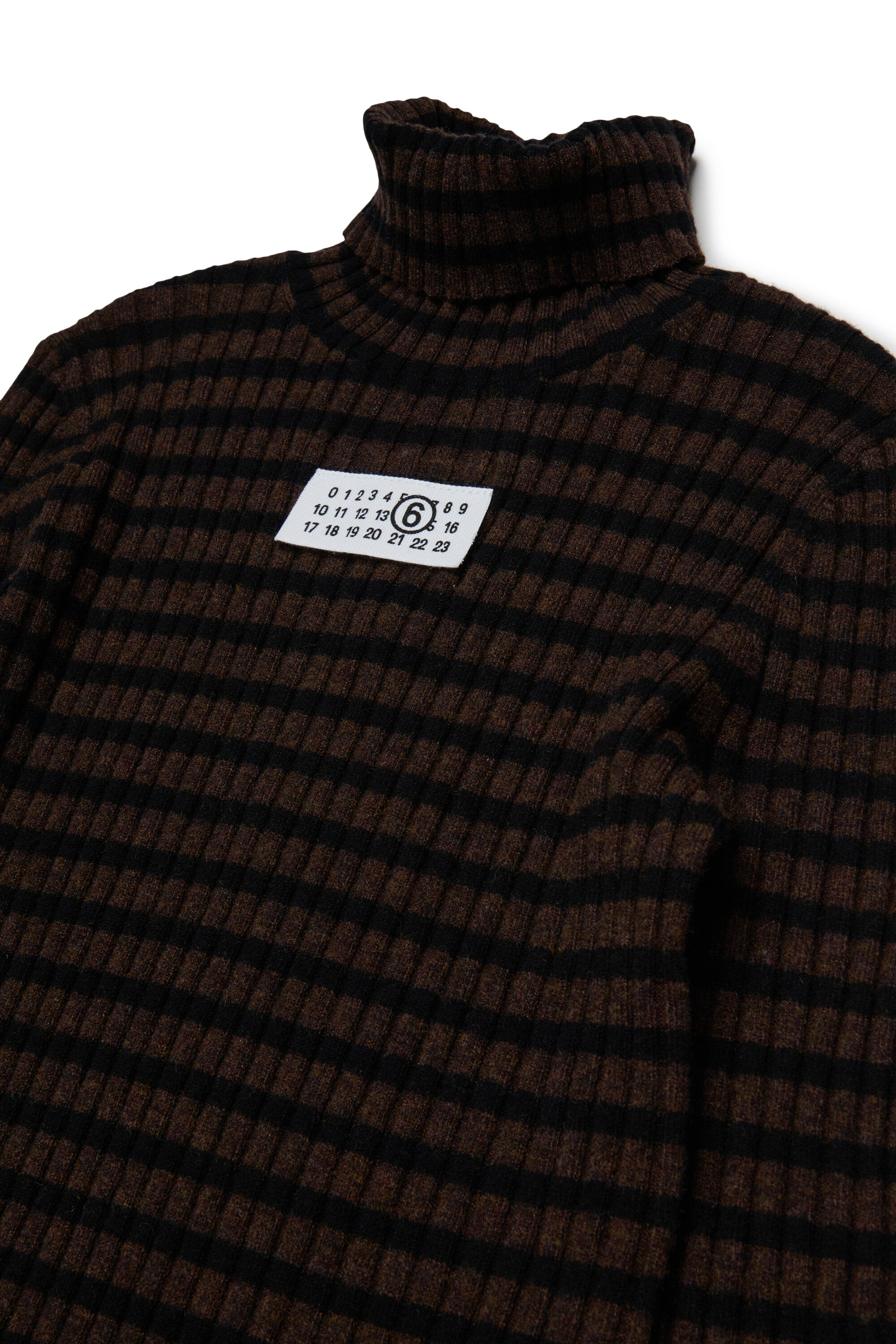 Dolcevita a righe con logo