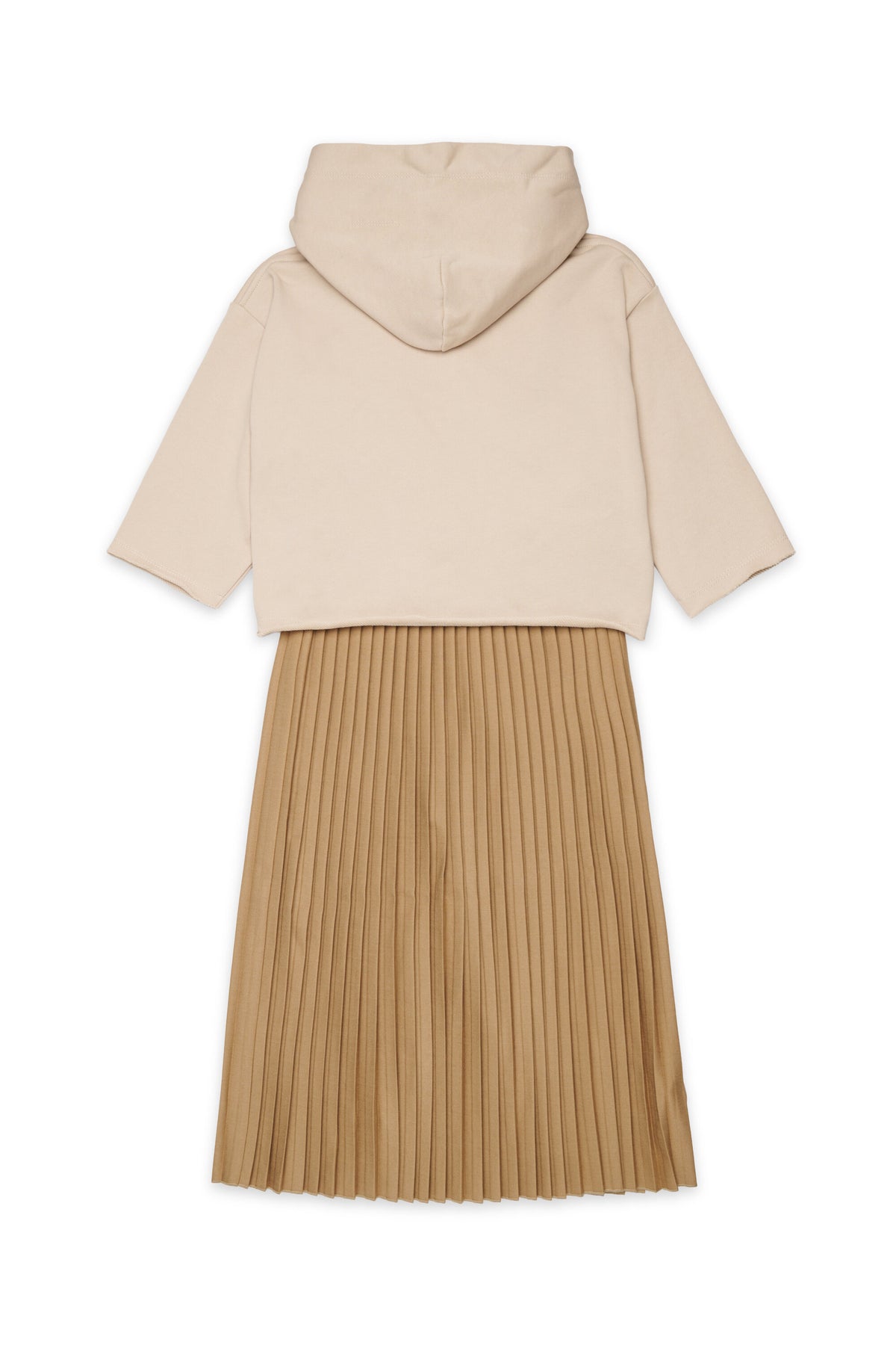 Robe superposée avec jupe plissée