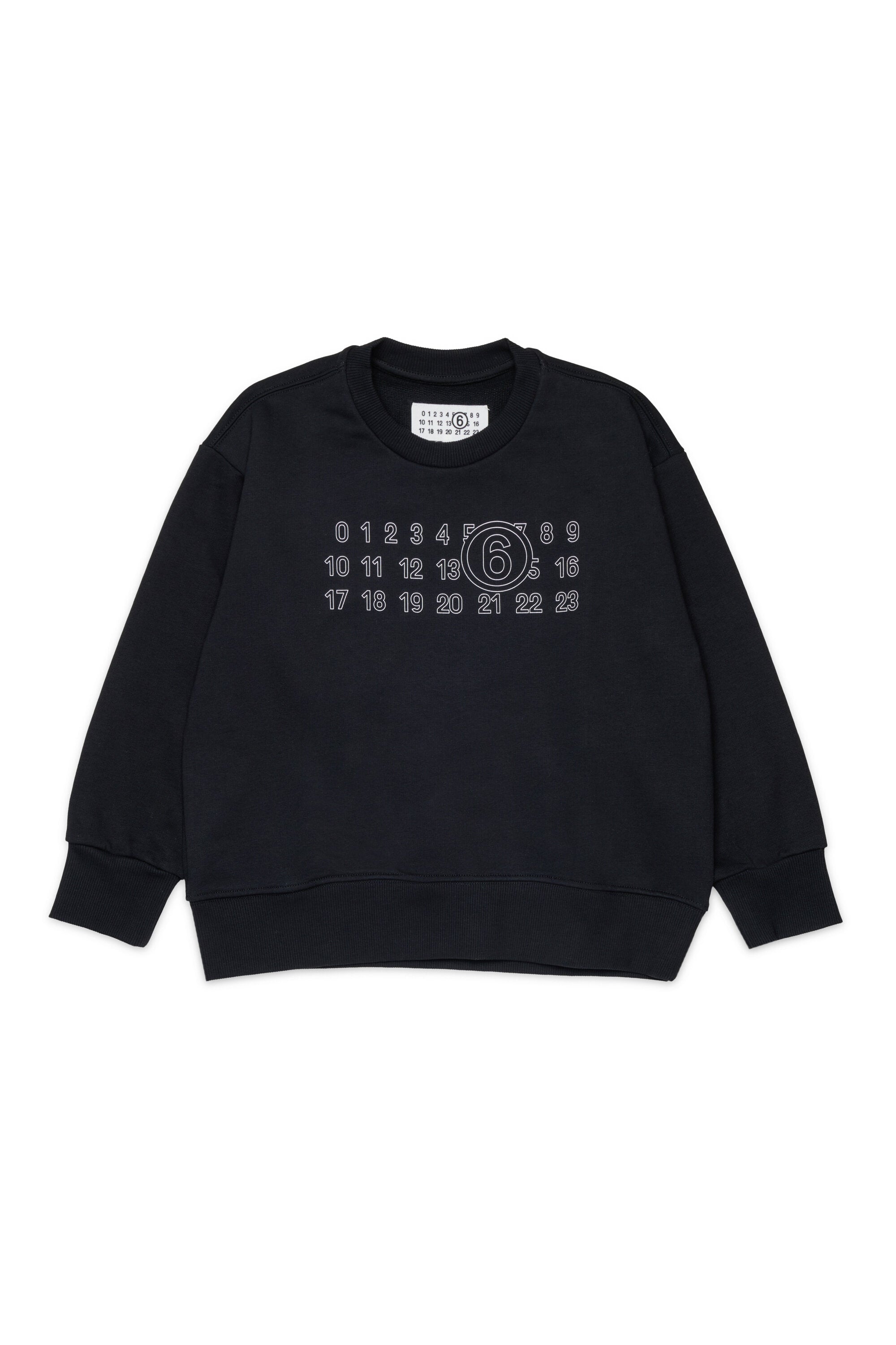 Sweat-shirt col rond avec logo