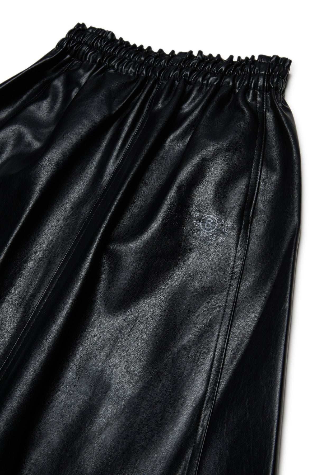 Falda midi con logo