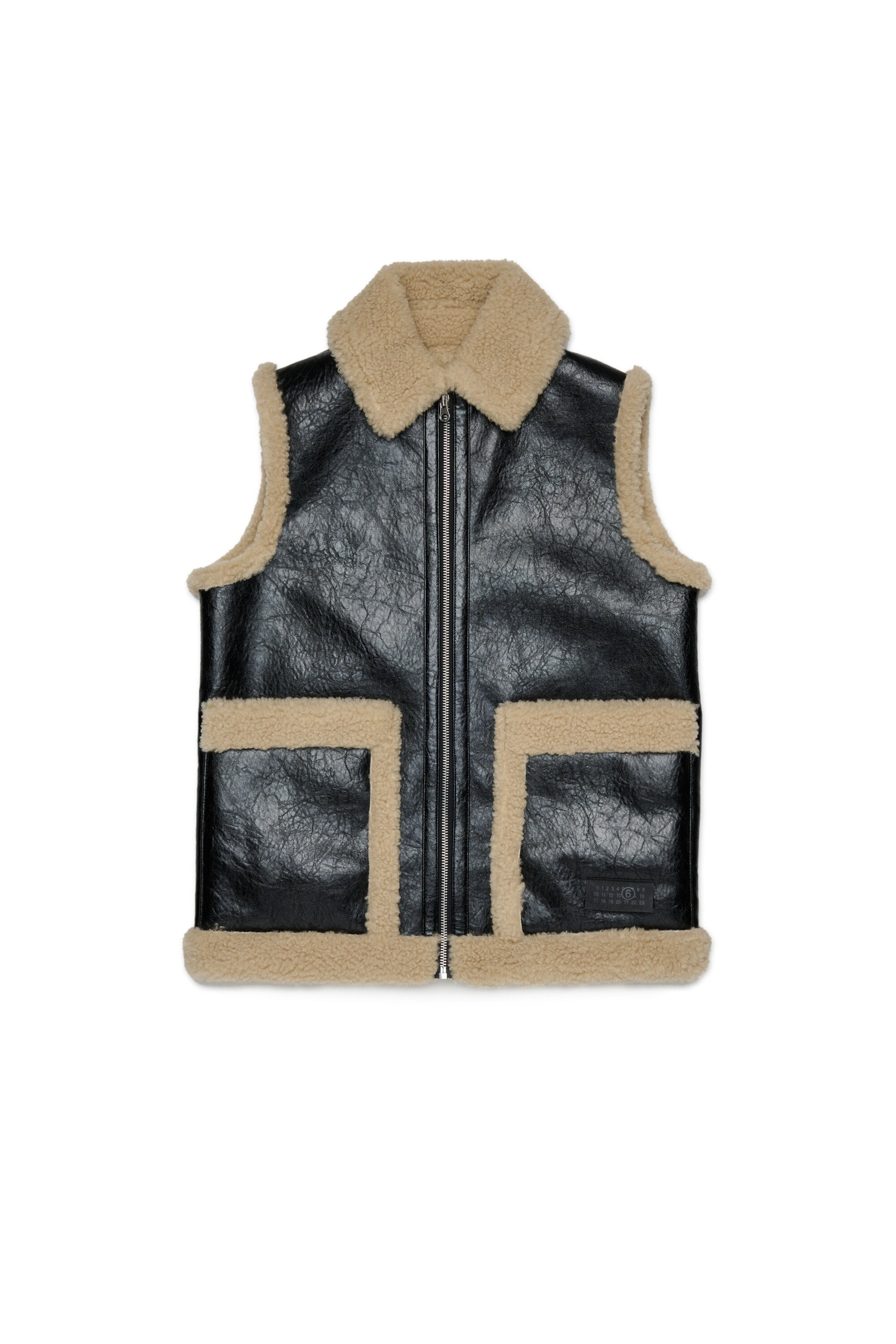 Gilet effet shearling