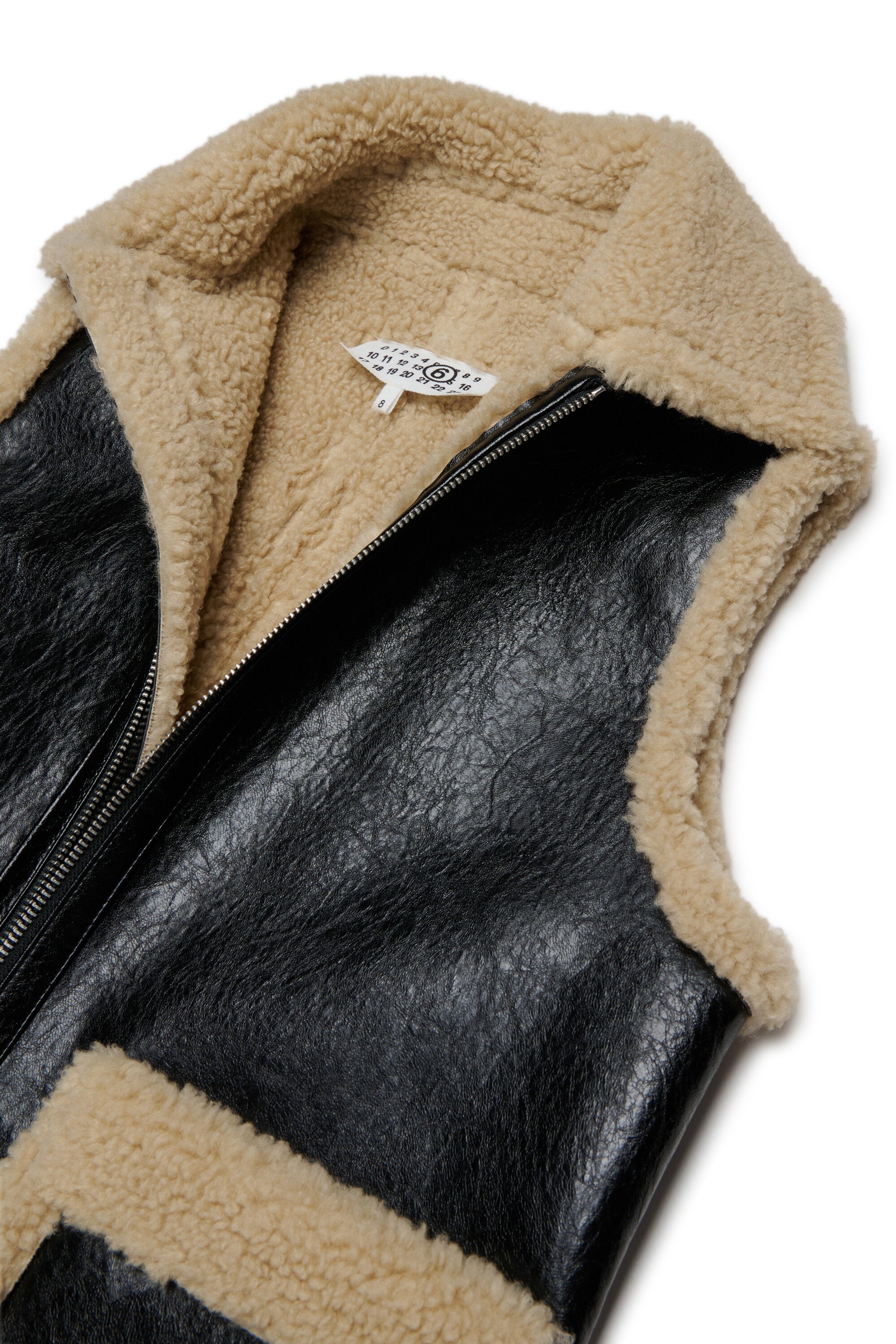 Gilet effet shearling