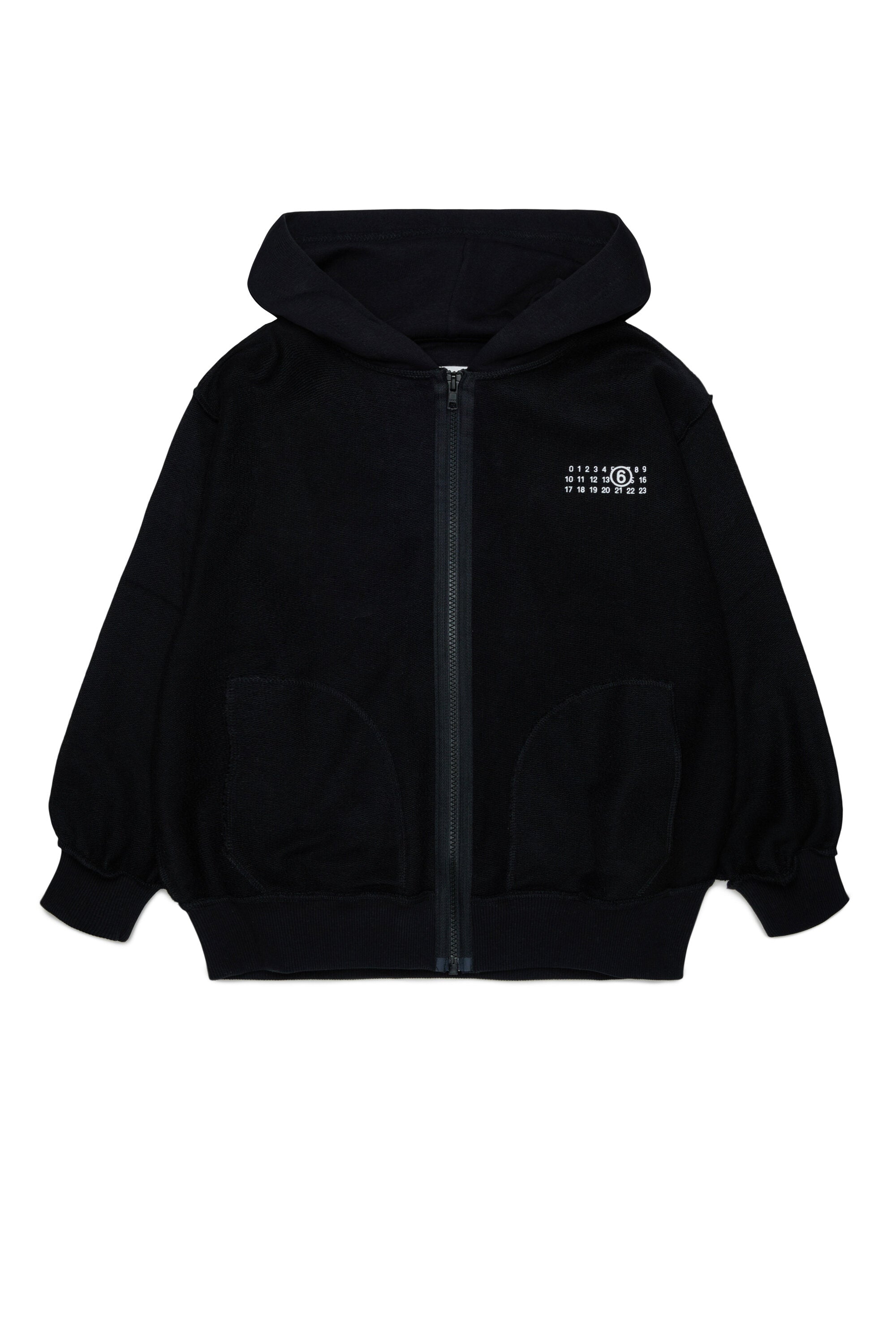 Felpa zip con logo