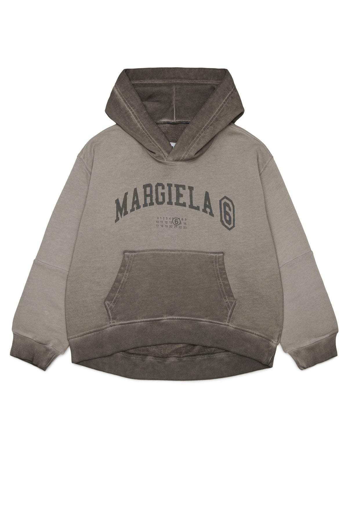 Felpa con cappuccio e logo