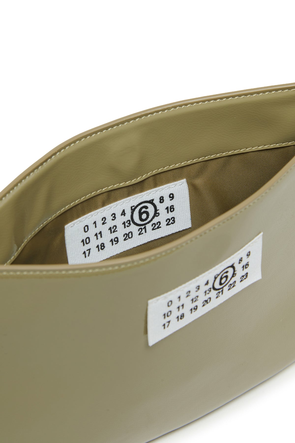 Sac bandoulière brillante avec logo