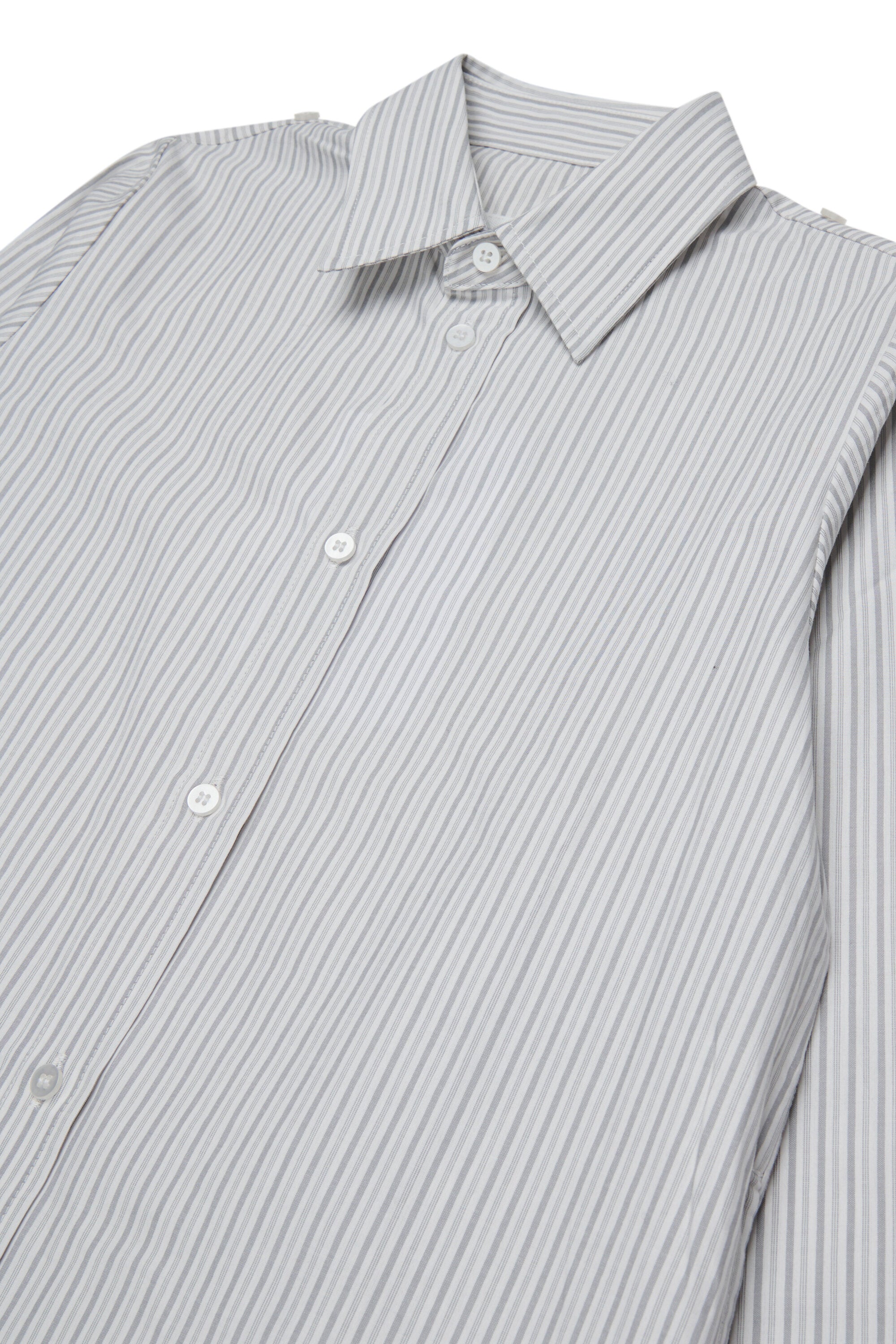 Camicia a righe con logo