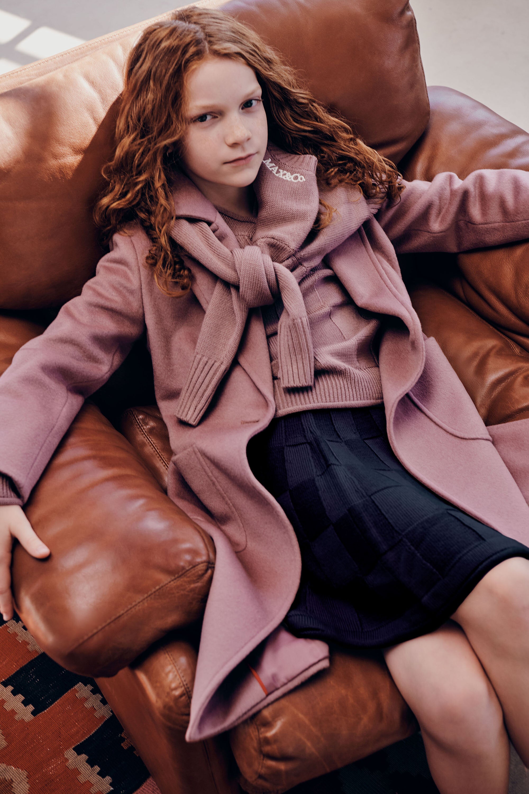 Runaway wool coat