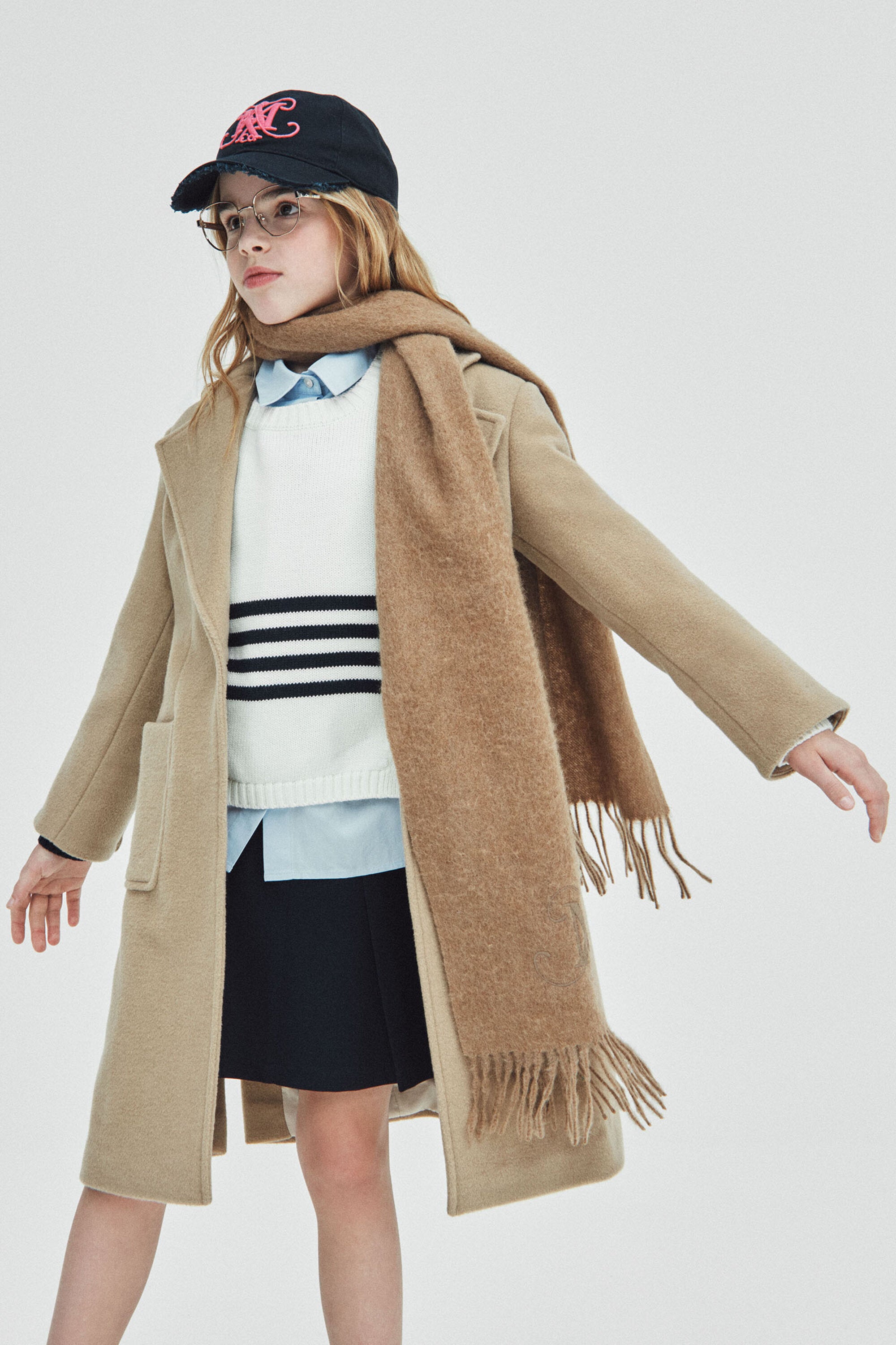 Runaway wool coat