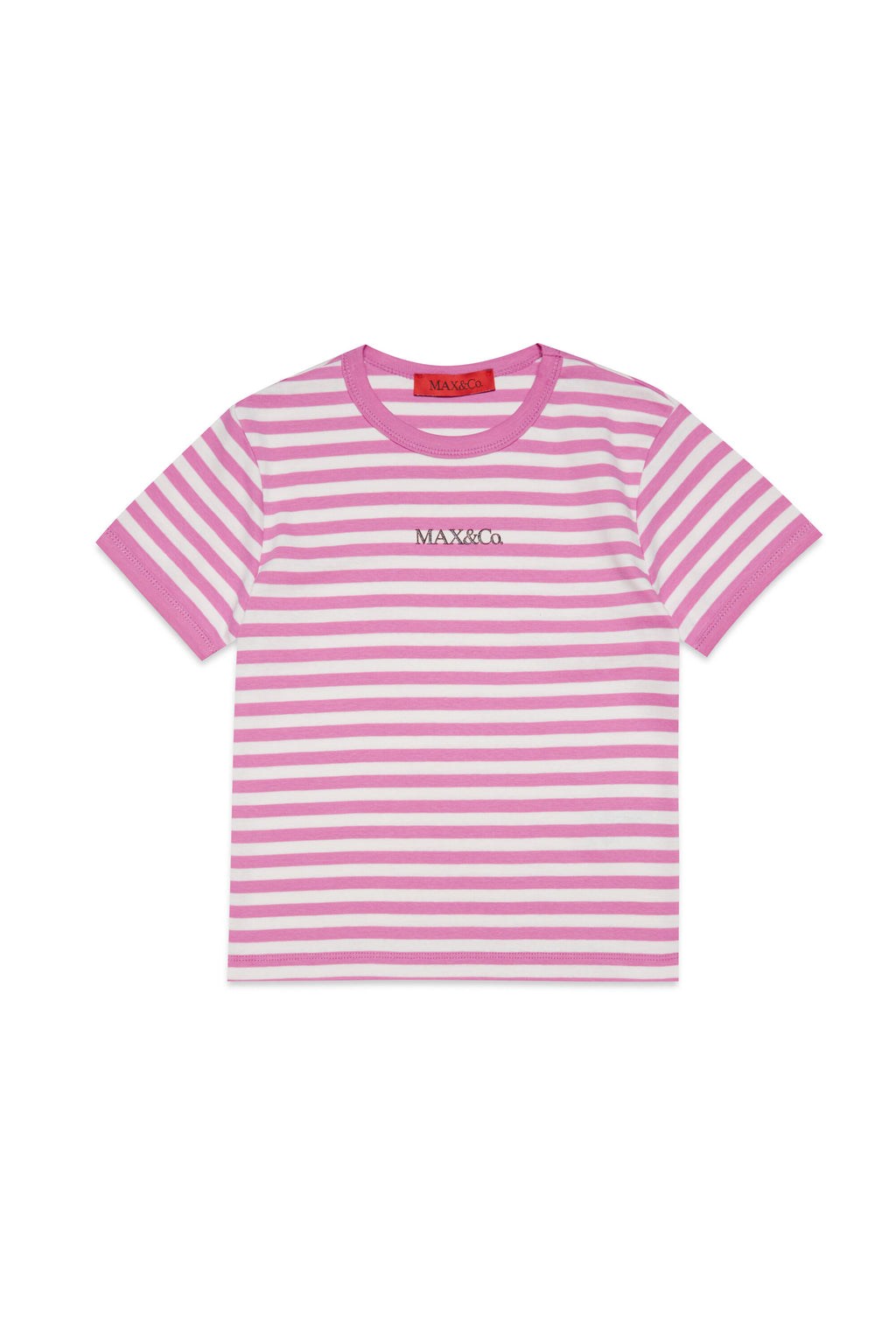 Striped T-shirt with logo