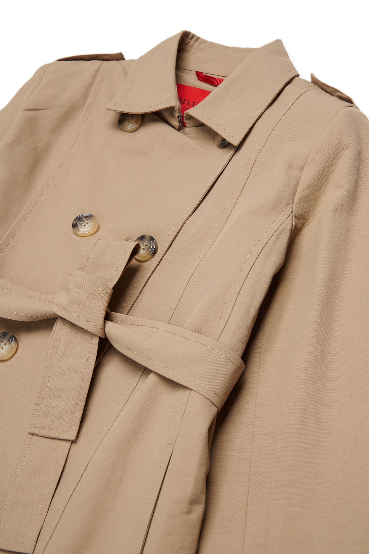 Trenchcoat aus technischer Baumwolle