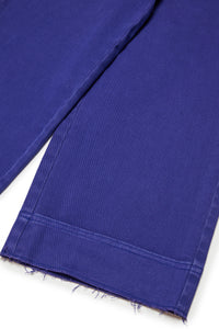 Used-effect workwear pants