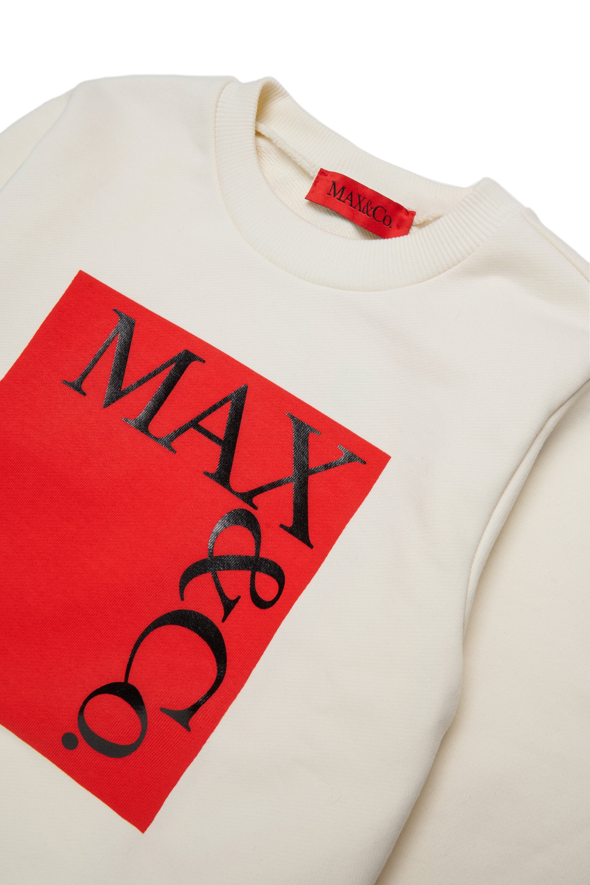 Sweat-shirt col ras du cou avec logo