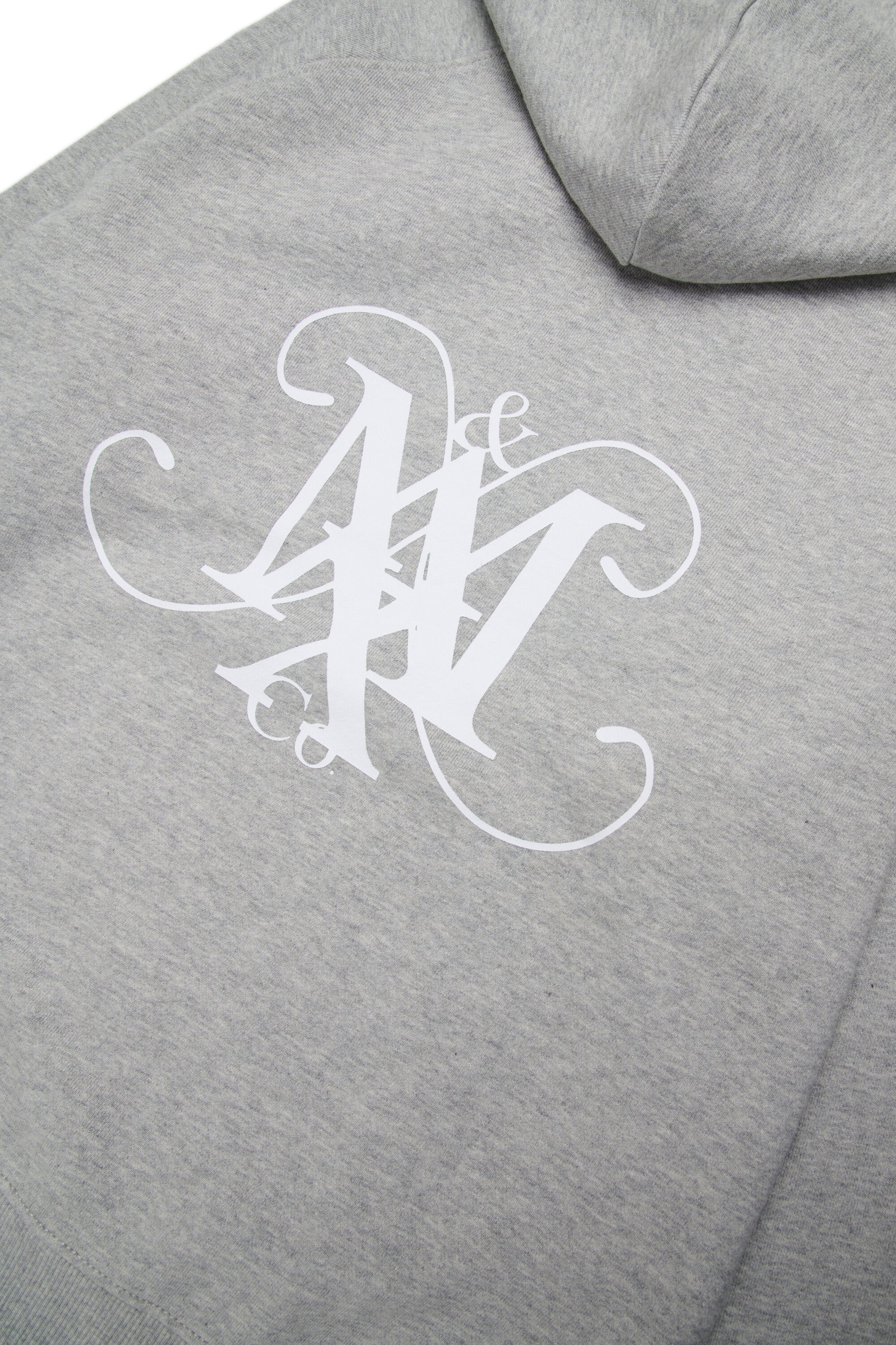 Felpa con cappuccio e stemma sul retro