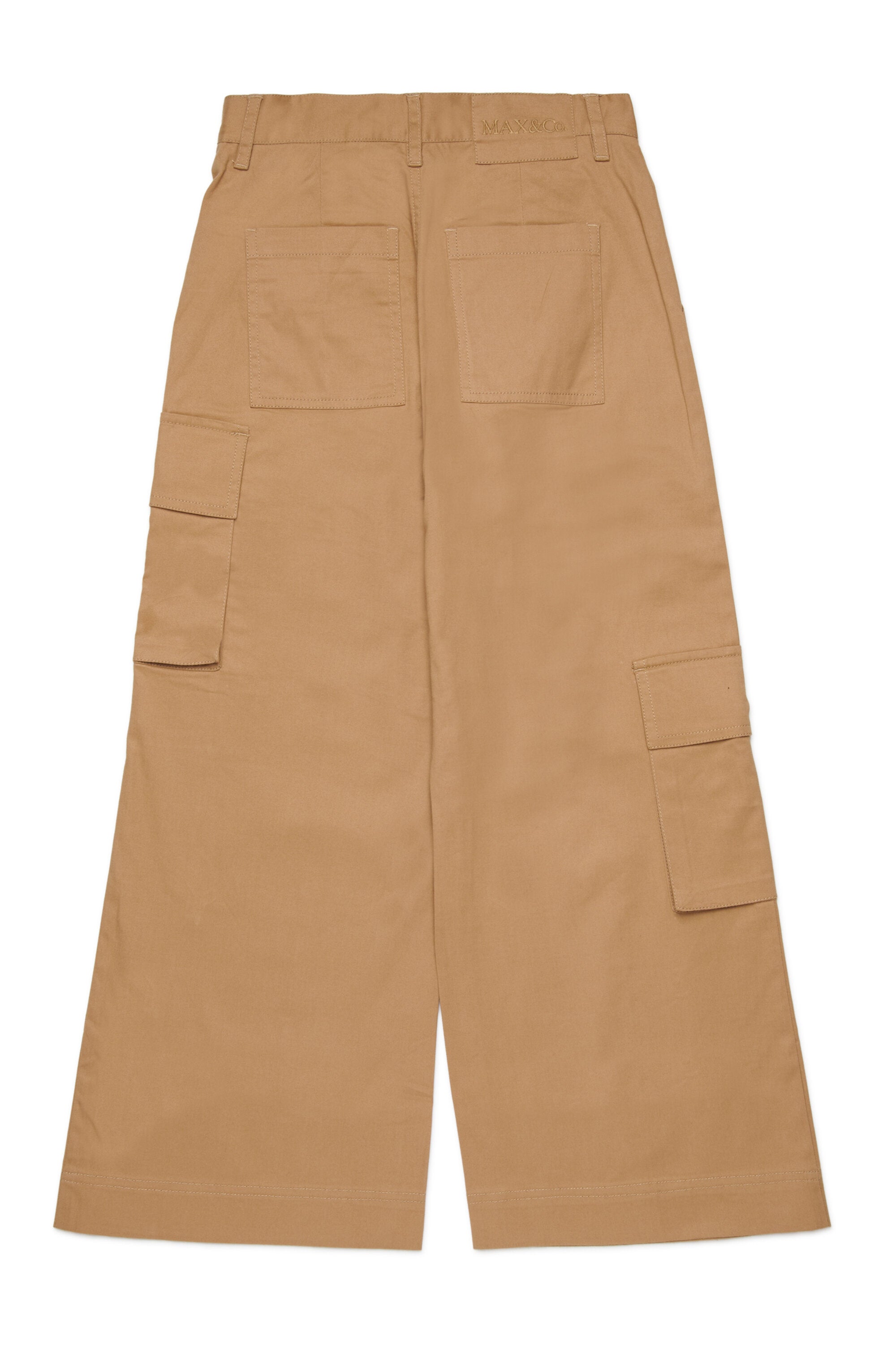 Pantalon cargo en gabardine stretch