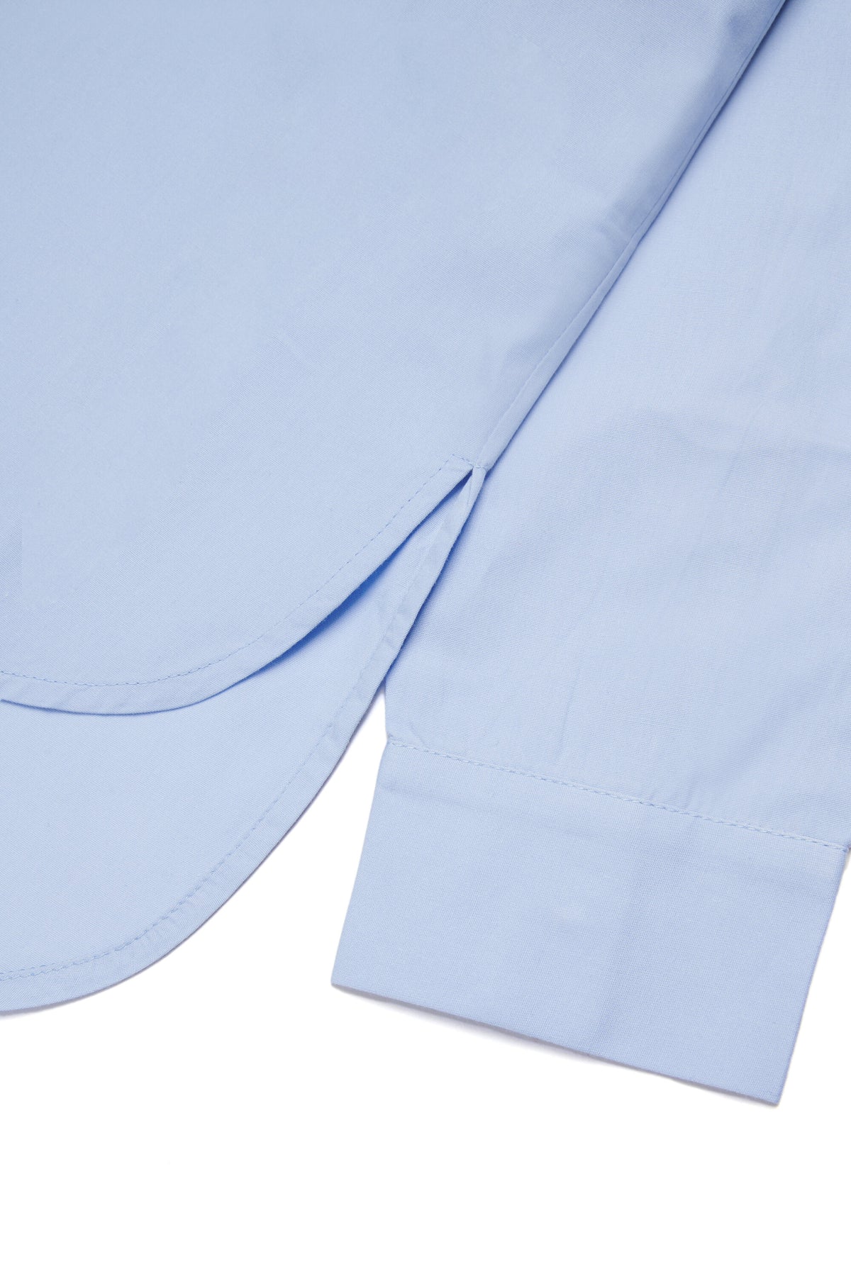 Chemise en popeline avec logo