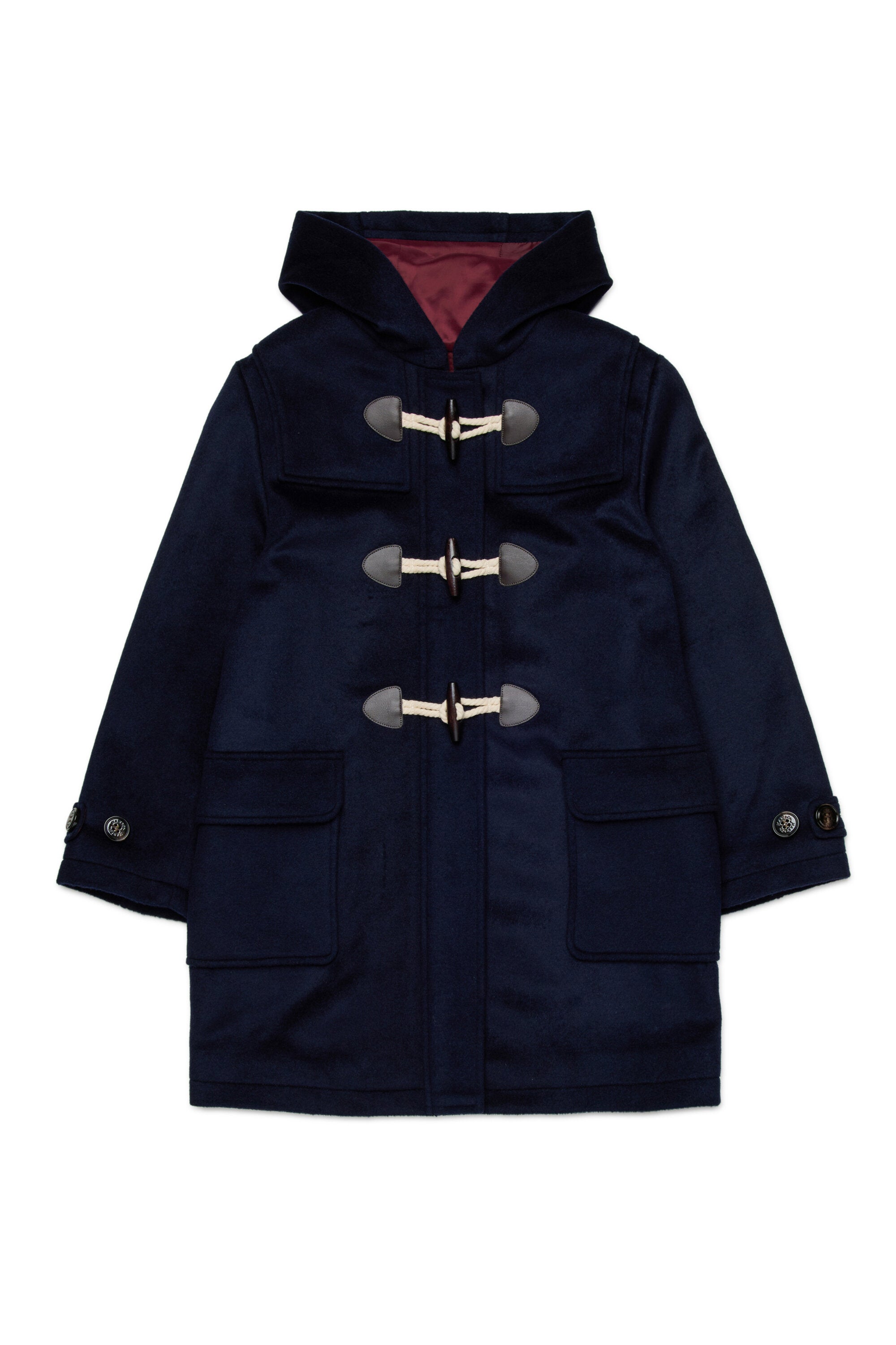 Duffle-coat en laine mélangée