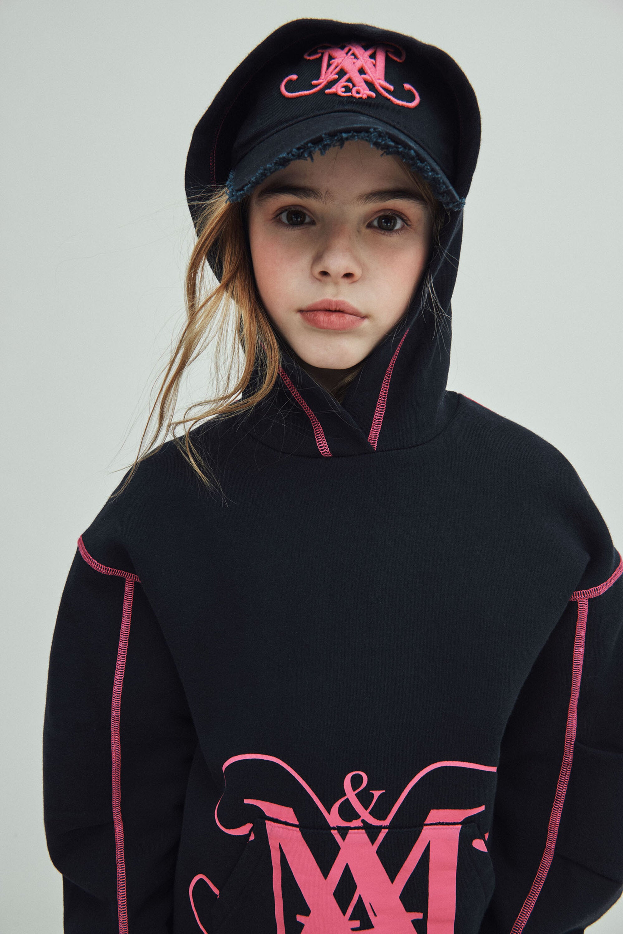 Gorra de béisbol de gabardina con monograma