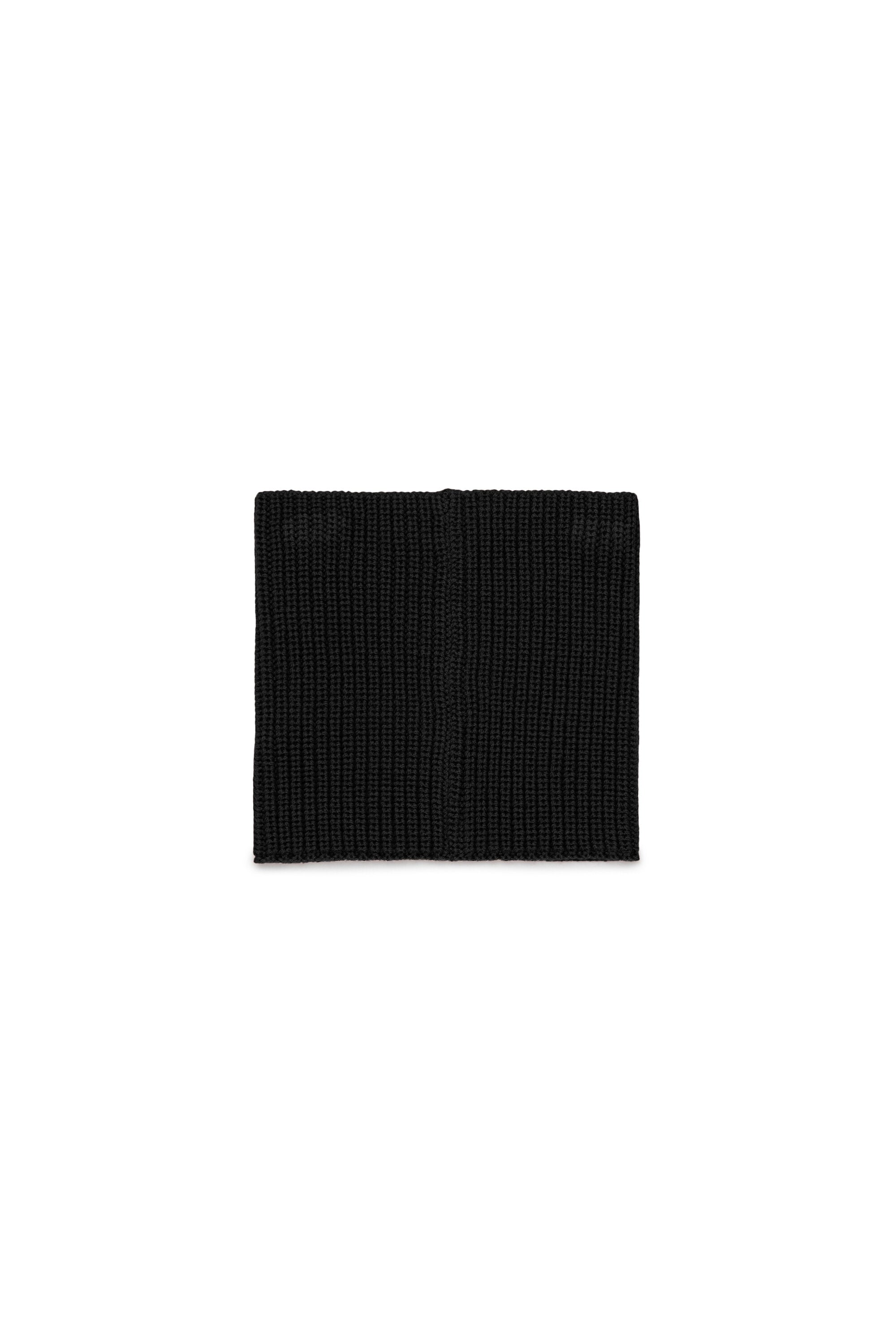 Strickkragen aus Wollgemisch mit Aufnäher