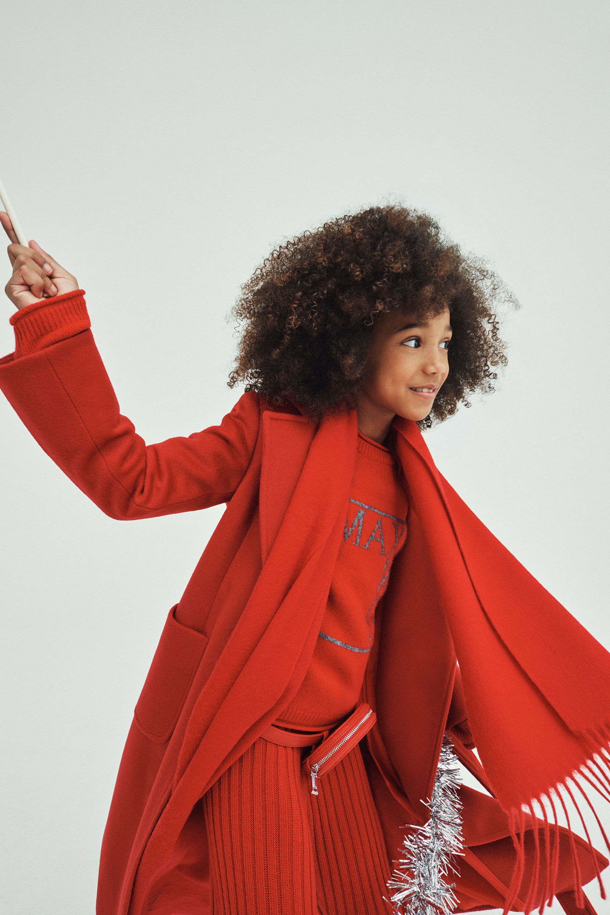 MAX&Co. girl's wool scarf with logo | BRAVE KID