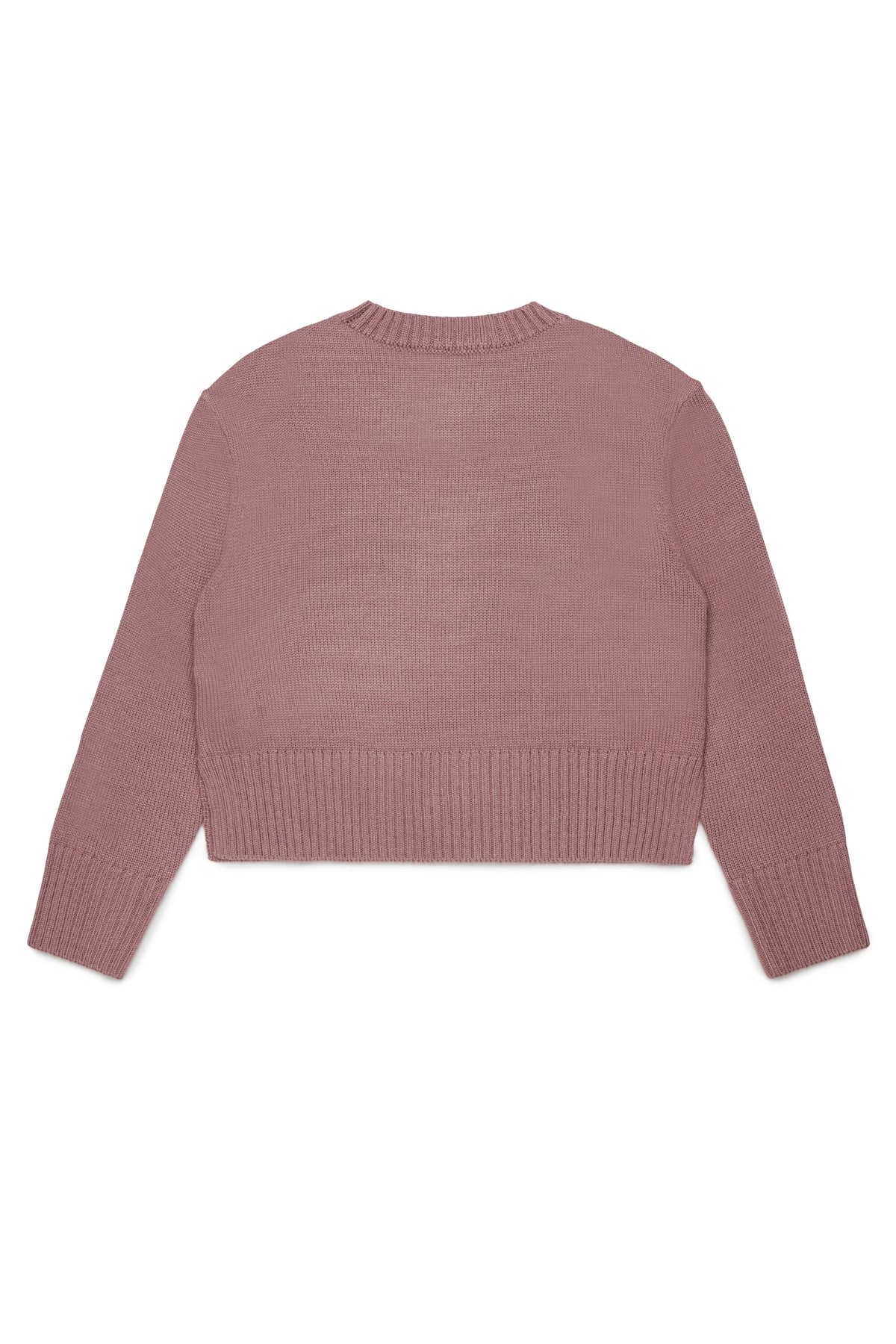 Pull en laine mélangée avec logo brodé