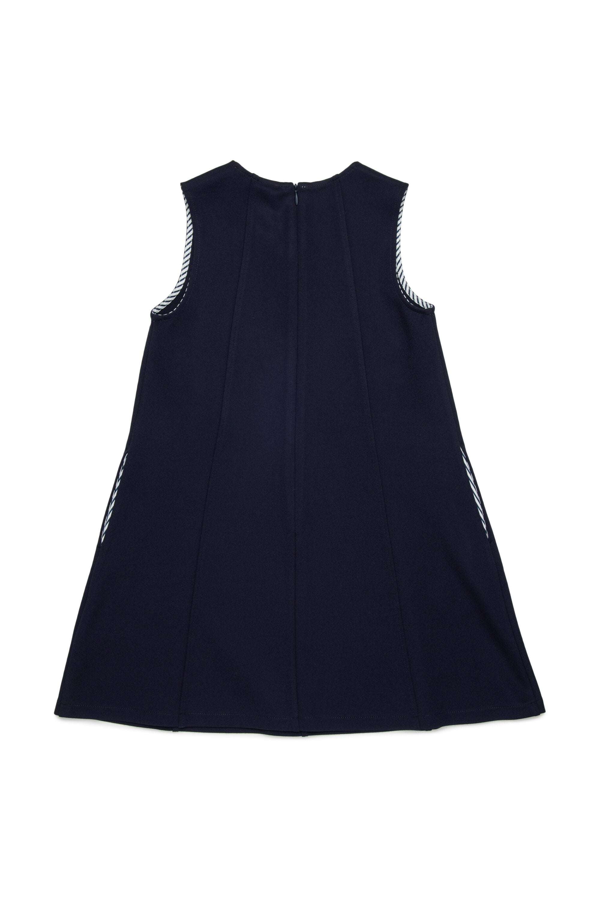 Ärmelloses Kleid mit Logo